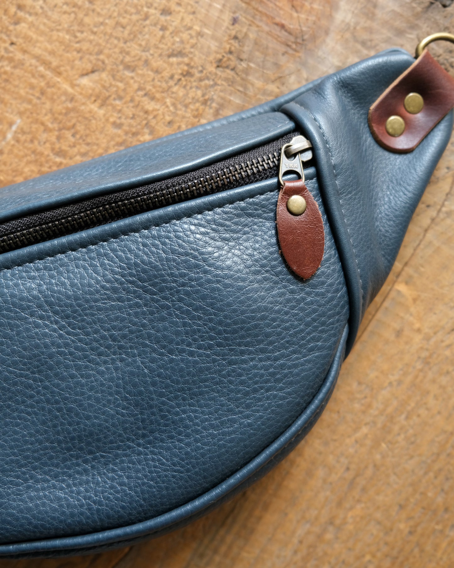 Mini Tabitha: Dark Blue Leather