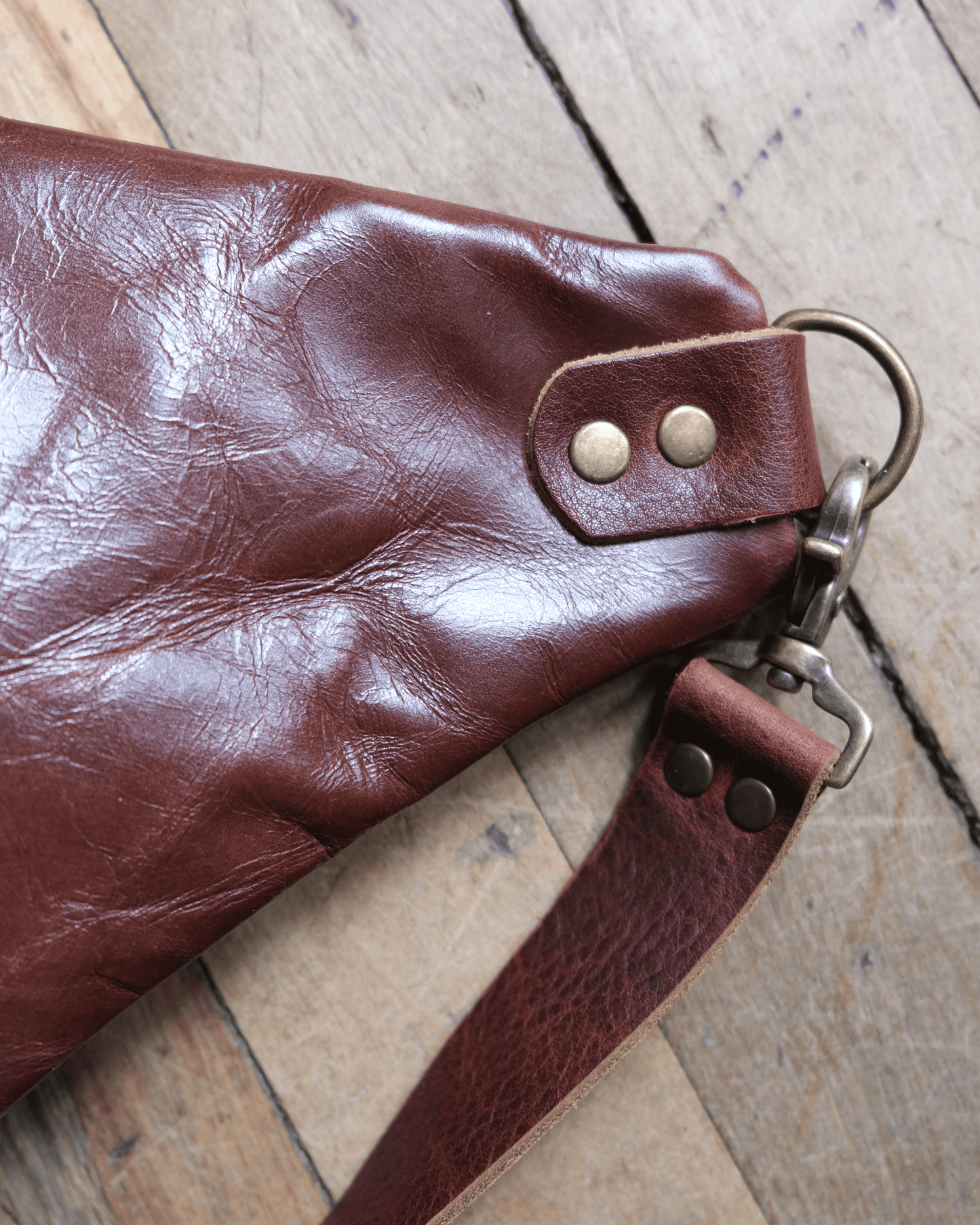 Mini Tabitha: Kitty Cats & Brown Leather