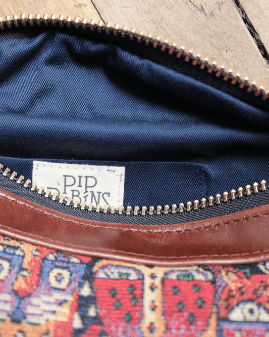 Mini Tabitha: Kitty Cats & Brown Leather