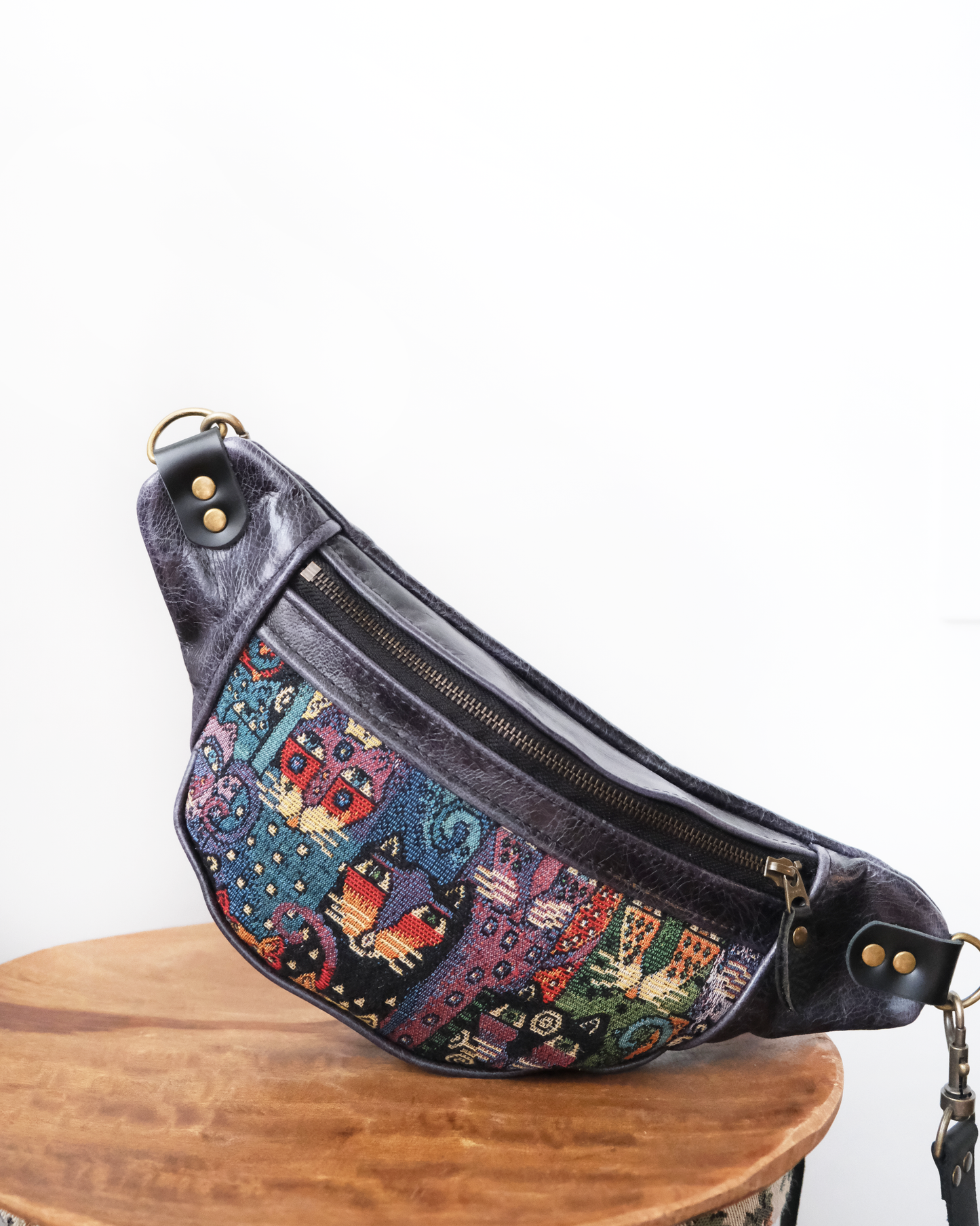 Mini Tabitha: Kitty Cats & Midnight Leather