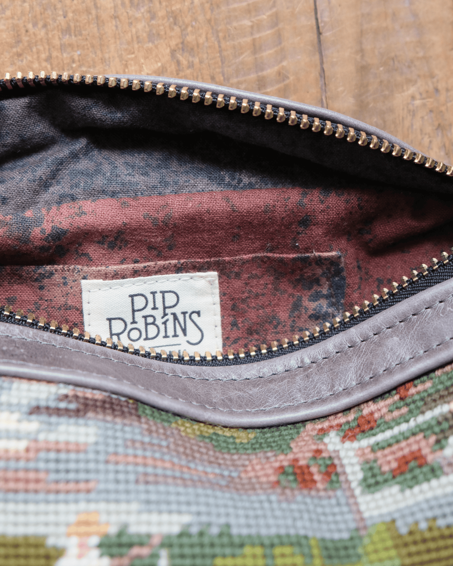 Mini Tabitha: Fishing Needlepoint