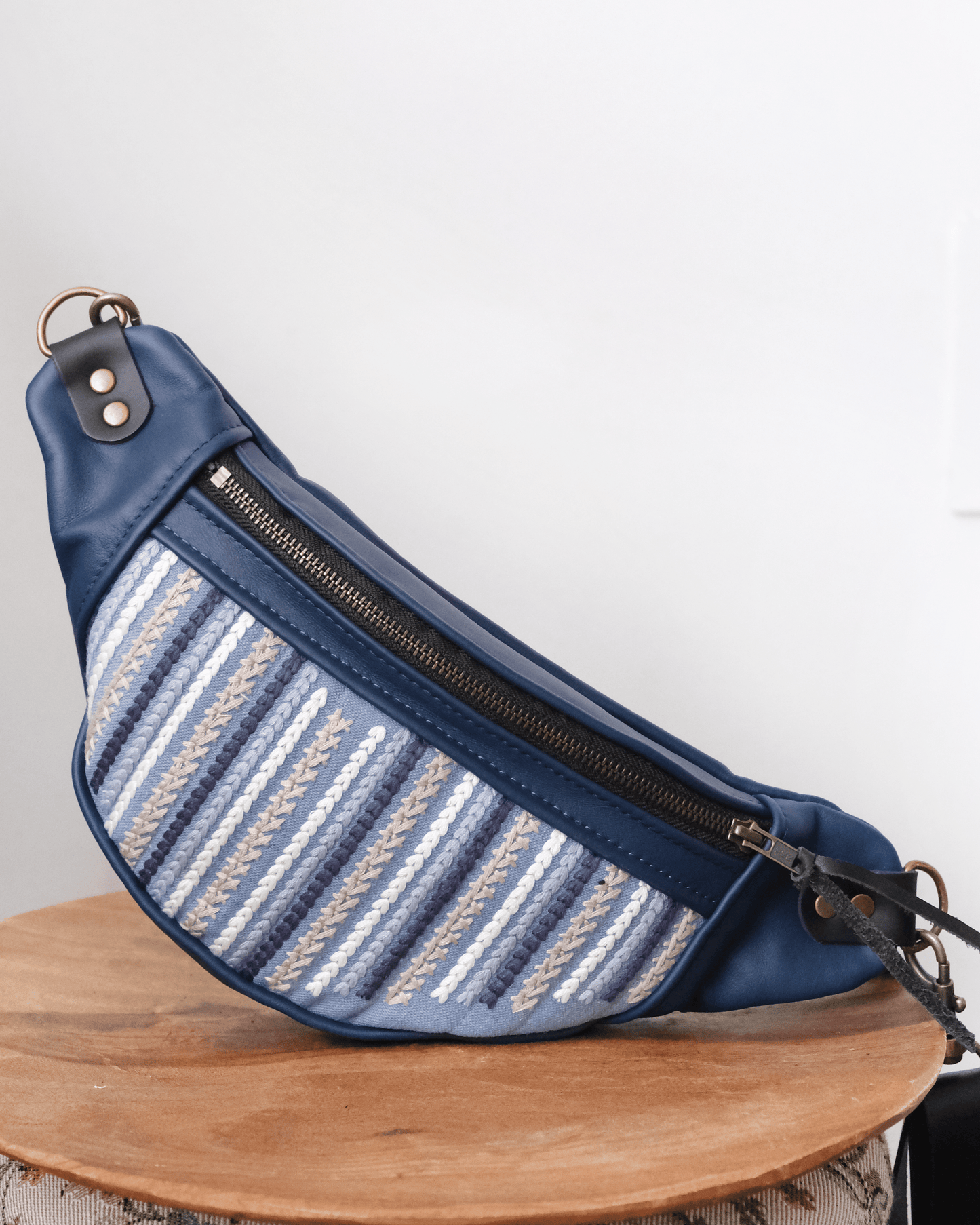 Mini Tabitha: Navy Blue Embroidery II