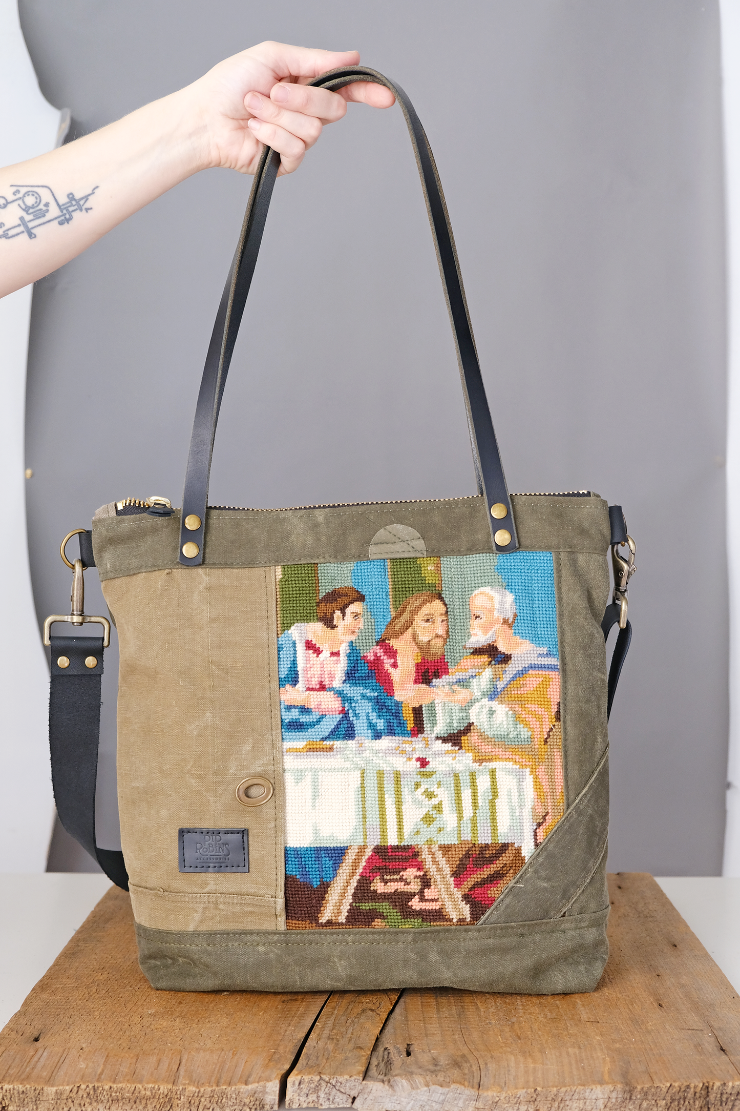 Last Supper Heritage Tote: Matthew, Thaddeus, and Simon