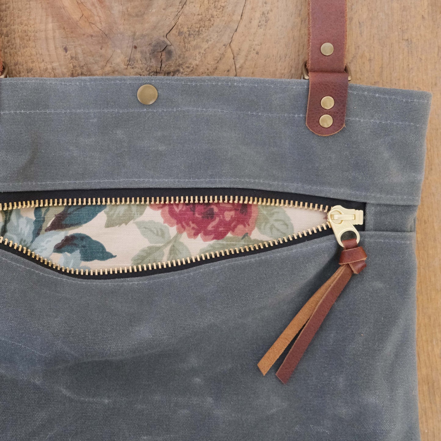 Convertible Backpack: Charcoal Waxed Canvas