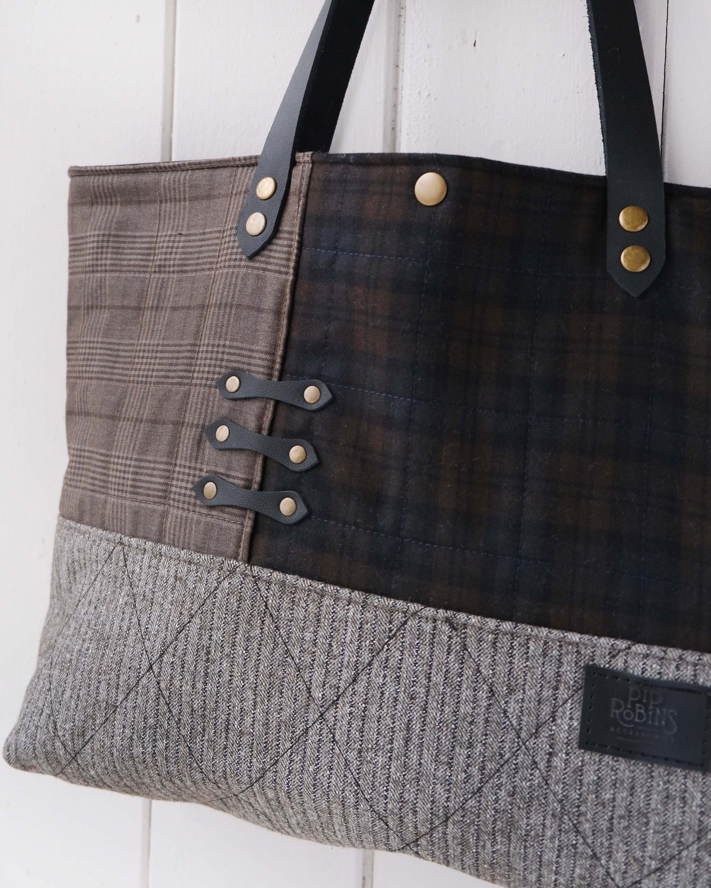 Large Quilted Carry-All Tote No. 13