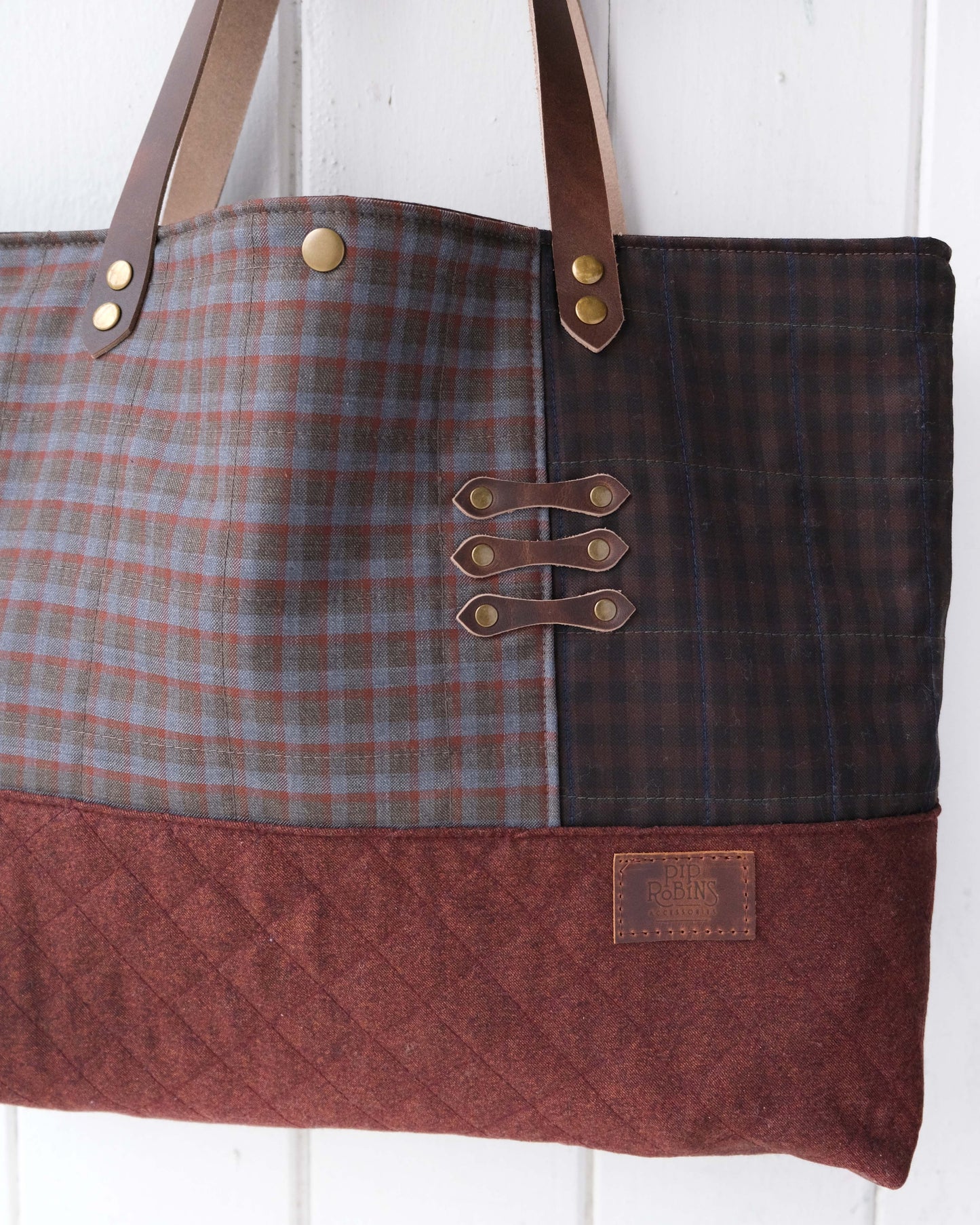Large Quilted Carry-All Tote No. 15