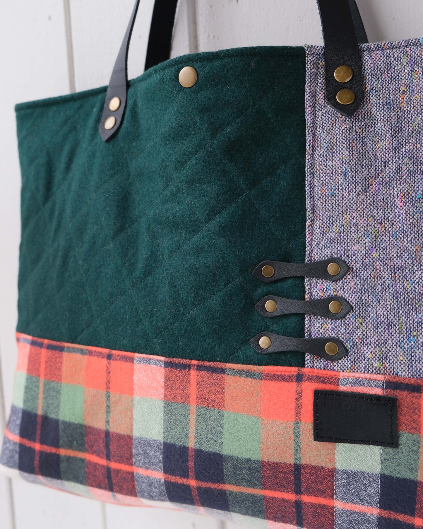 Large Quilted Carry-All Tote No. 7