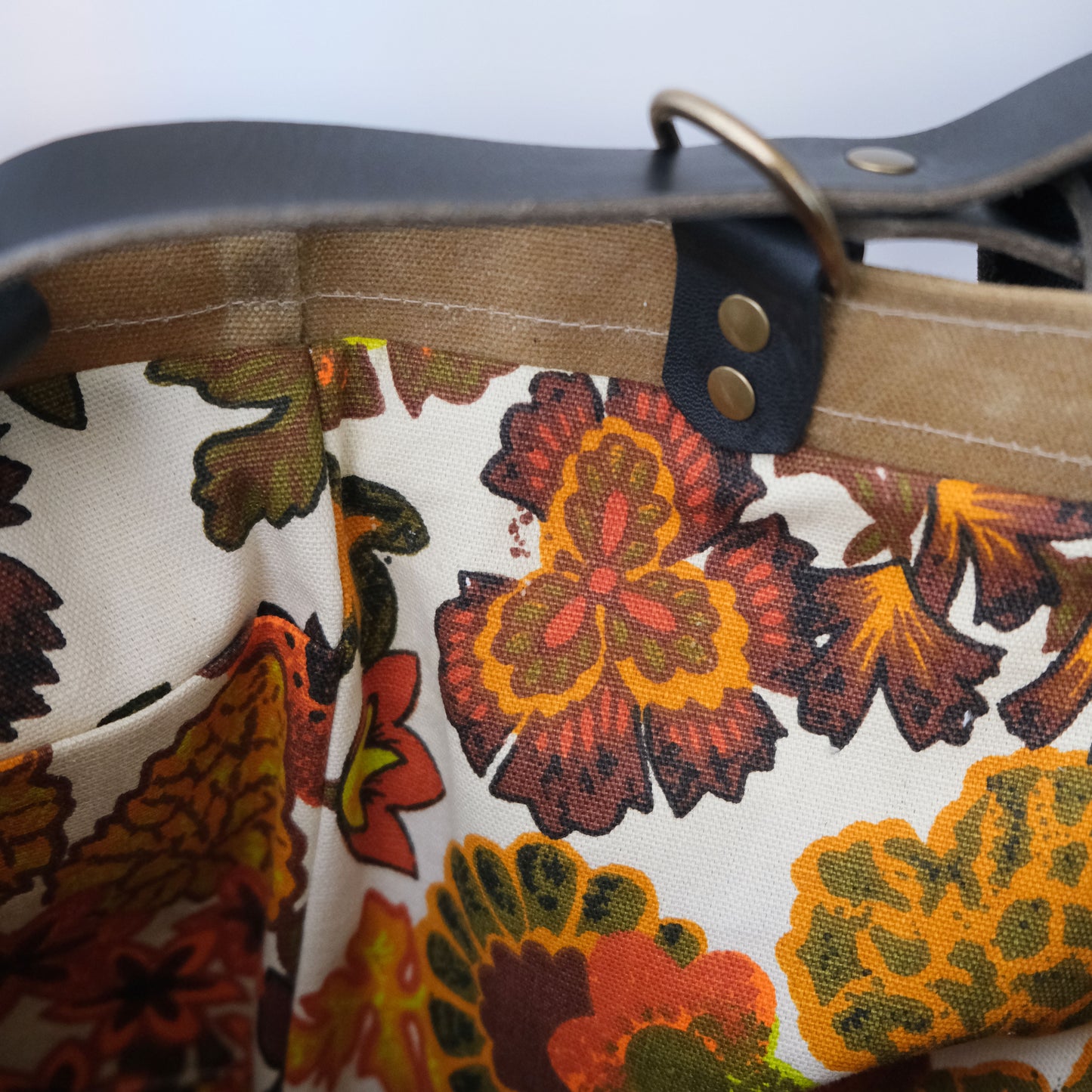 Convertible Backpack: Honey Waxed Canvas