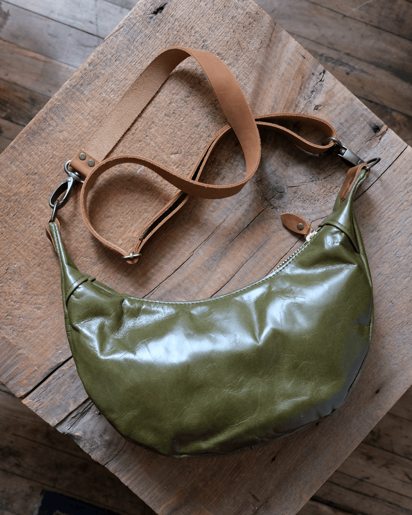 Mini Juno Bag: Avocado