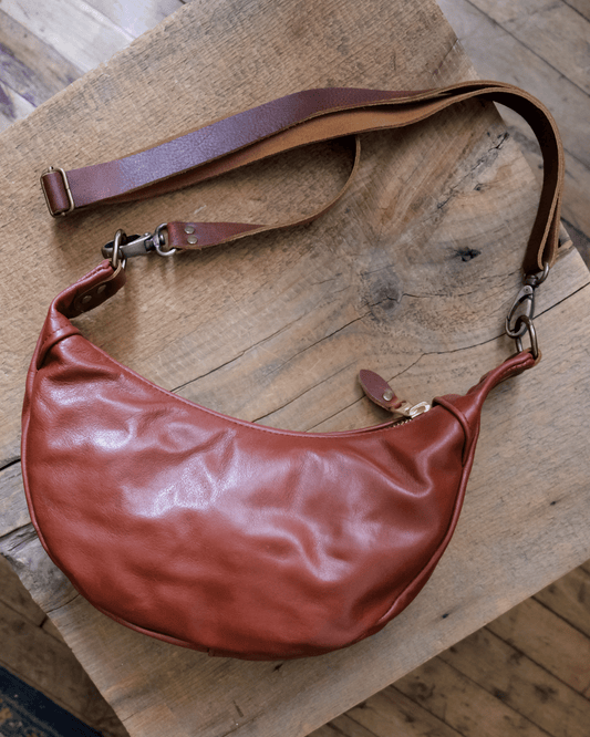 Mini Juno Bag: Auburn Brown