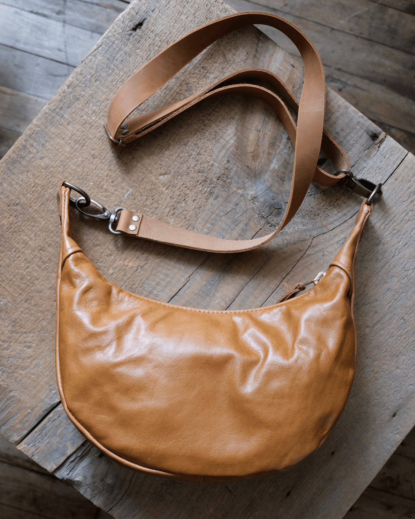 Mini Juno Bag: Cognac