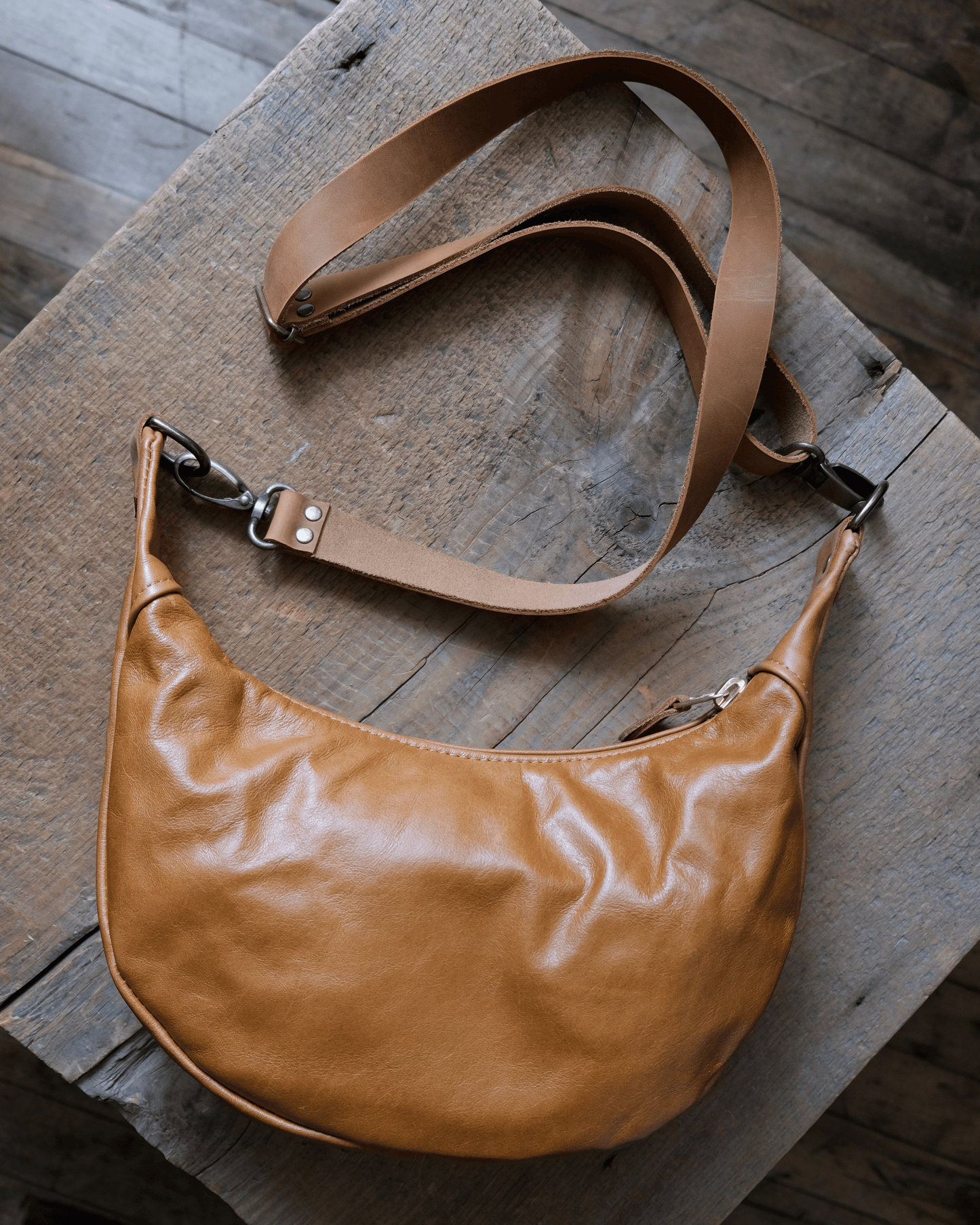 Mini Juno Bag: Cognac