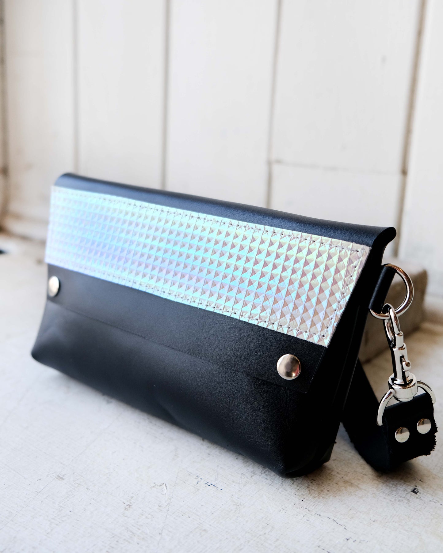 CLEARANCE: Luna Bag: Black & Opal