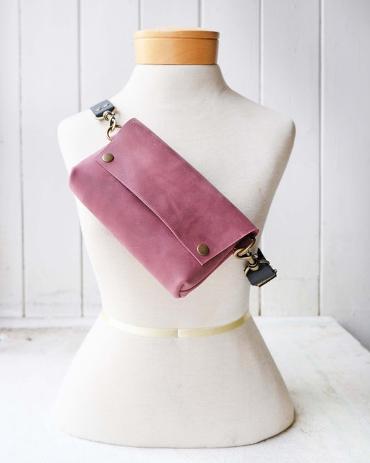 SECONDS: Luna Bag: Lilac Leather
