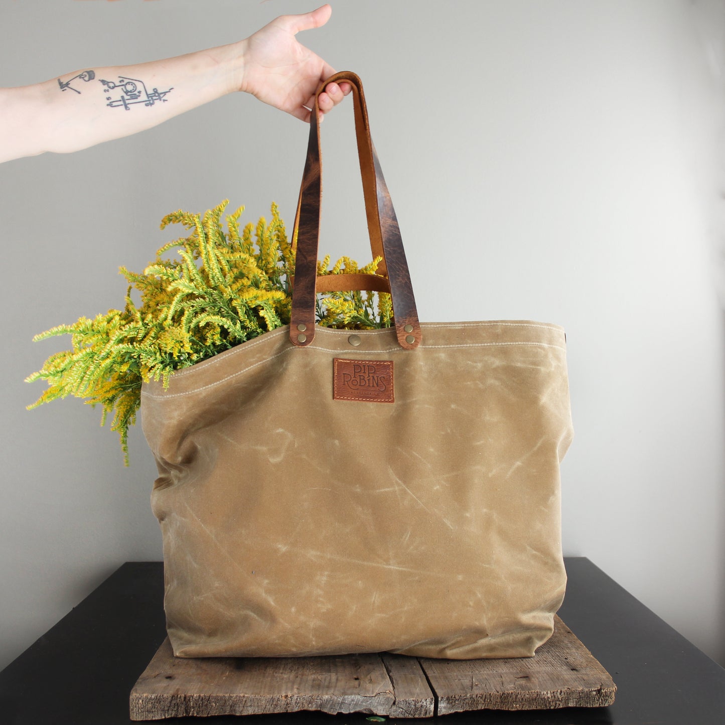 Waxed Canvas Maggie Bag