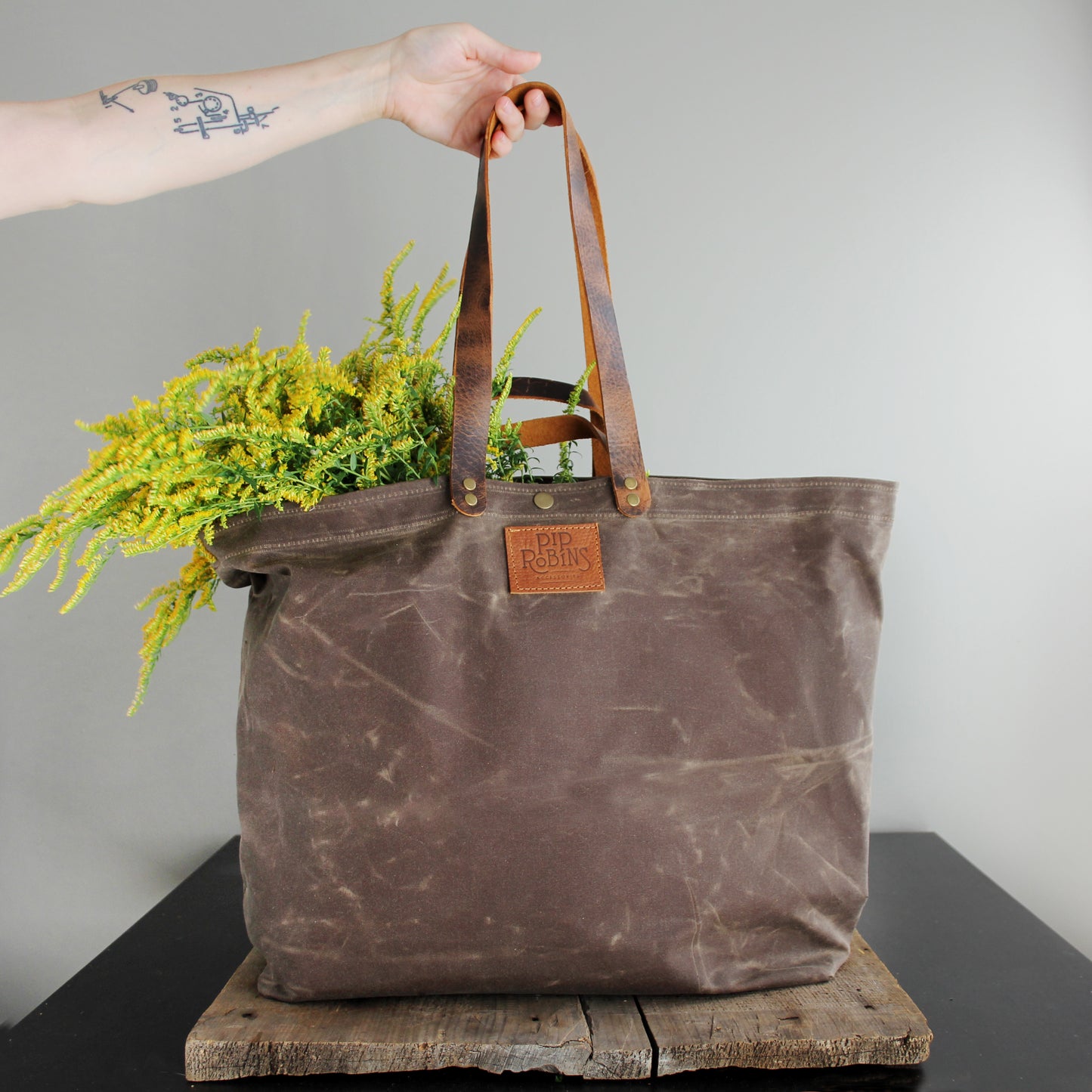 Waxed Canvas Maggie Bag