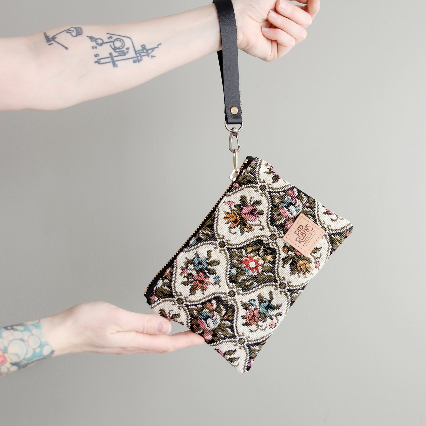 Woven Tapestry Wristlet