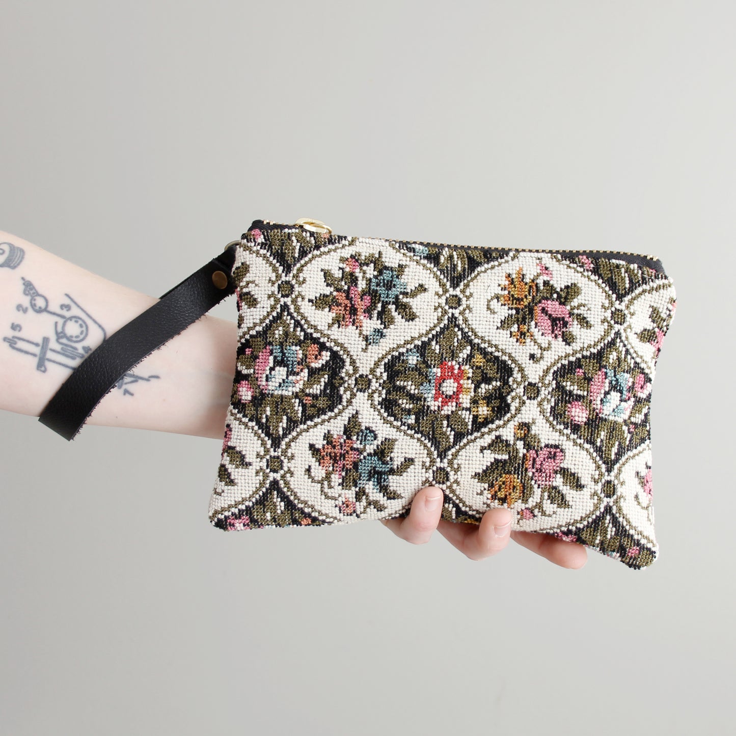 Woven Tapestry Wristlet