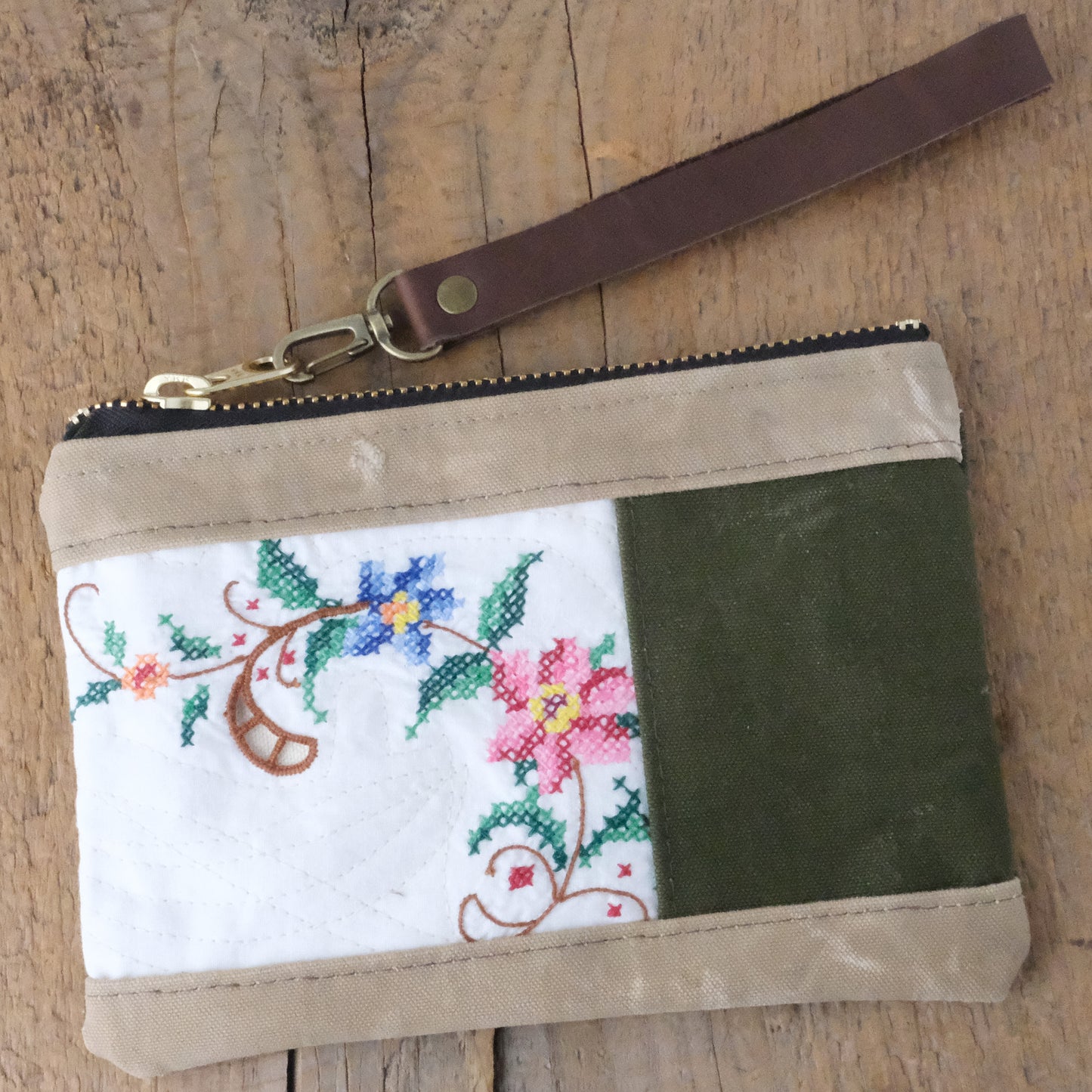 Cross Stitch Wristlet No. 12