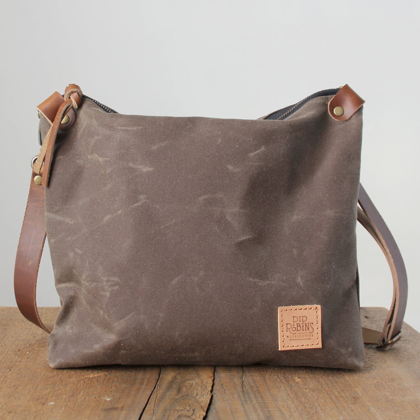 Waxed Canvas Day Bag Purse