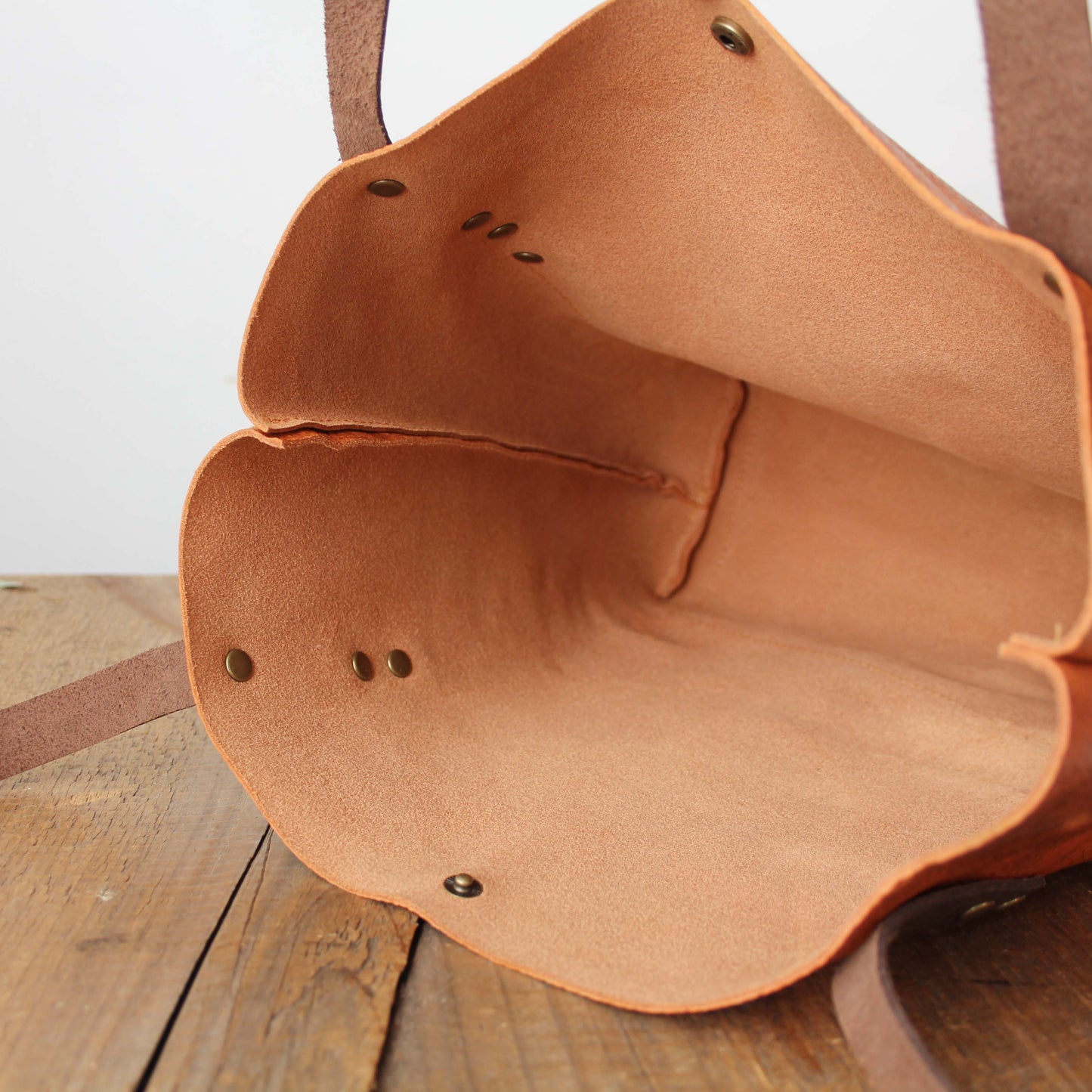Everyday Leather Tote: Copper 5