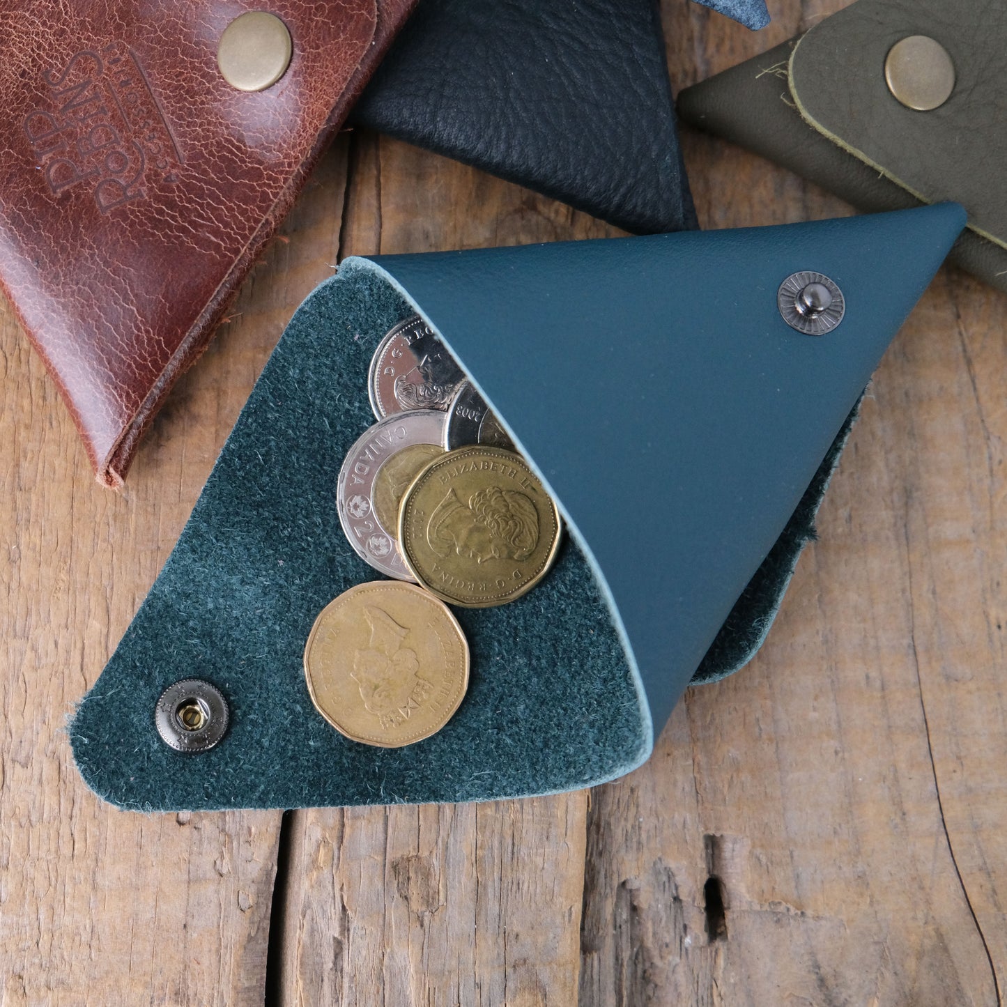 Triangle Coin Pouch: SET OF THREE