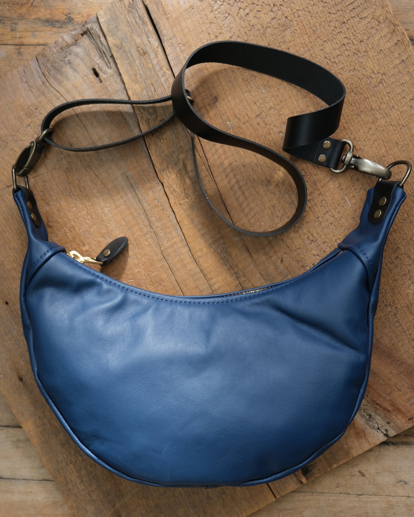 Mini Juno Bag: Navy Blue