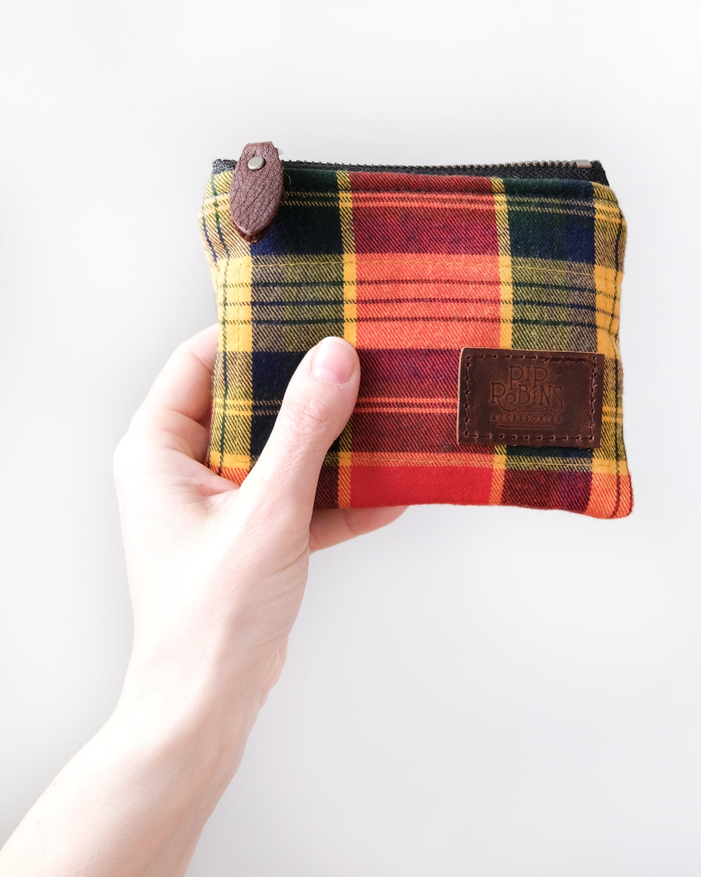 Quilted Tartan Pouch