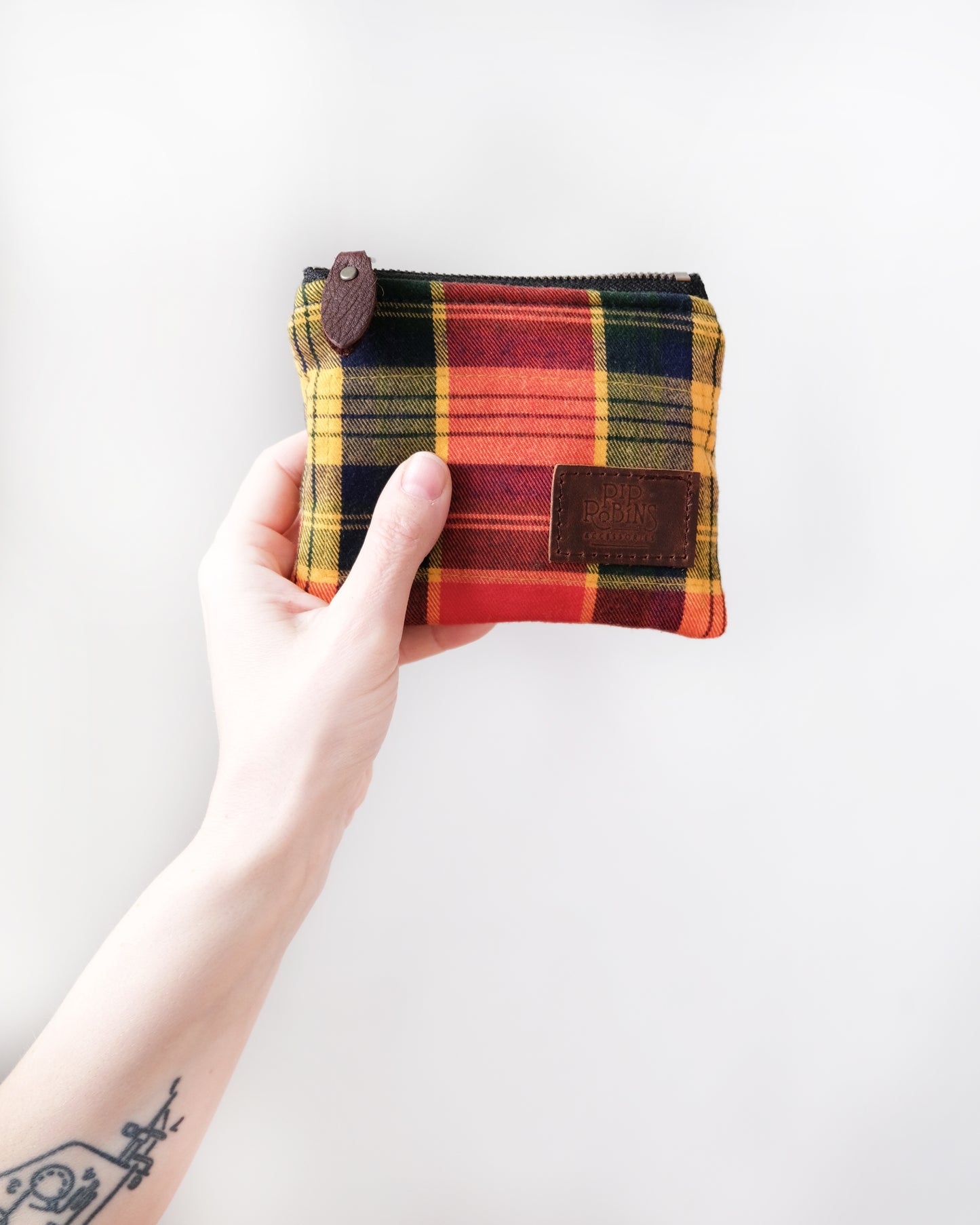 Quilted Tartan Pouch