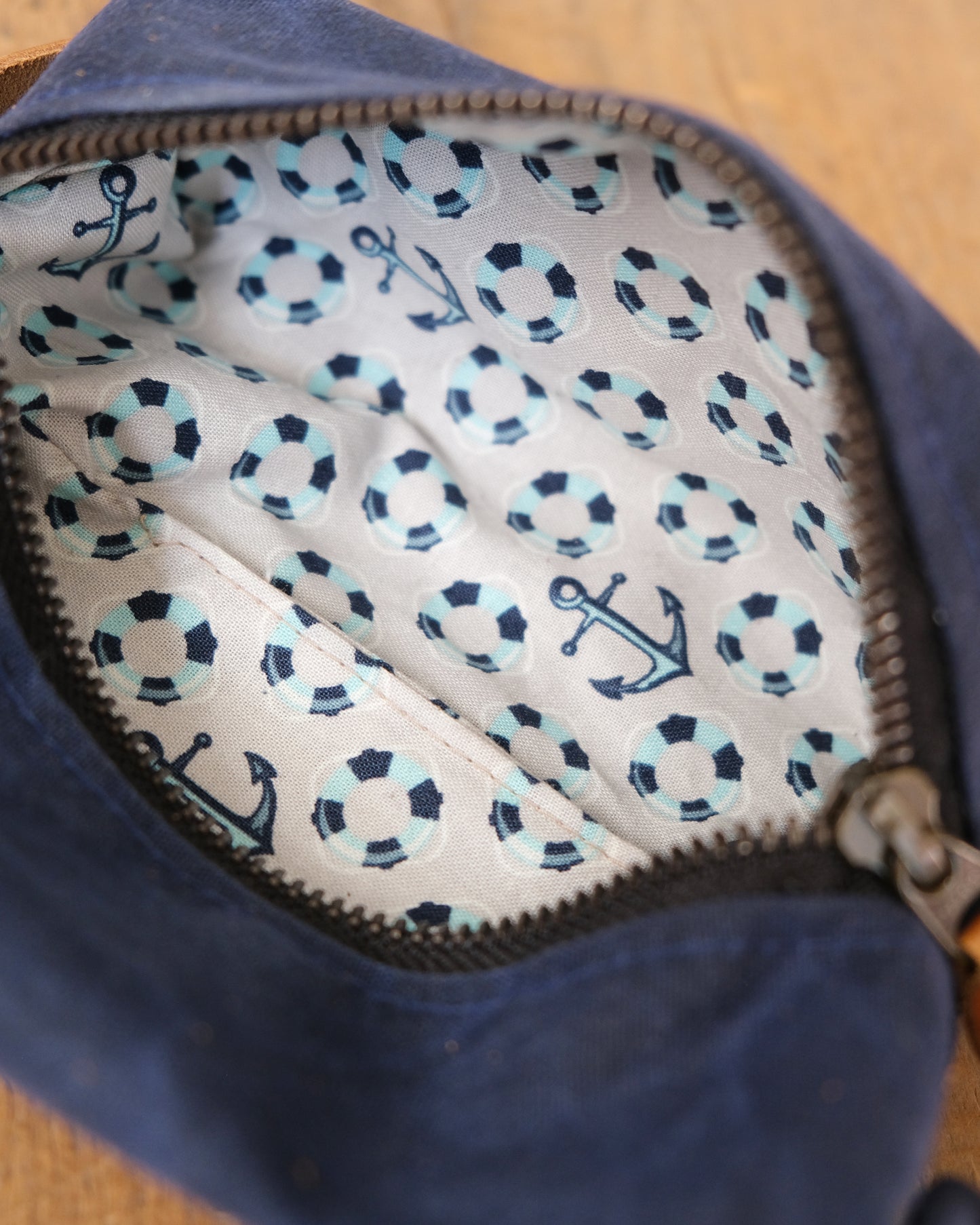 Waxed Canvas Box Pouch