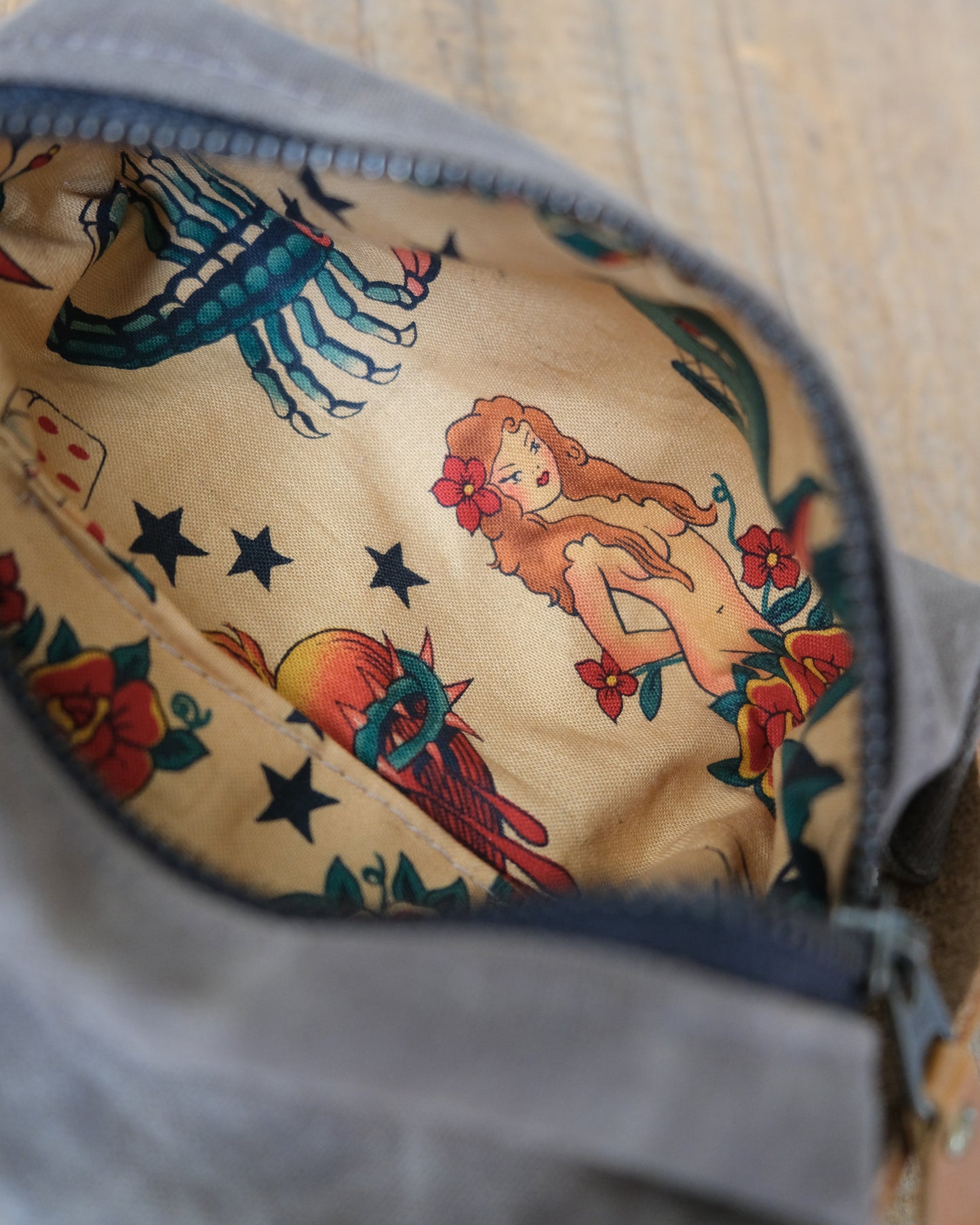 Waxed Canvas Box Pouch