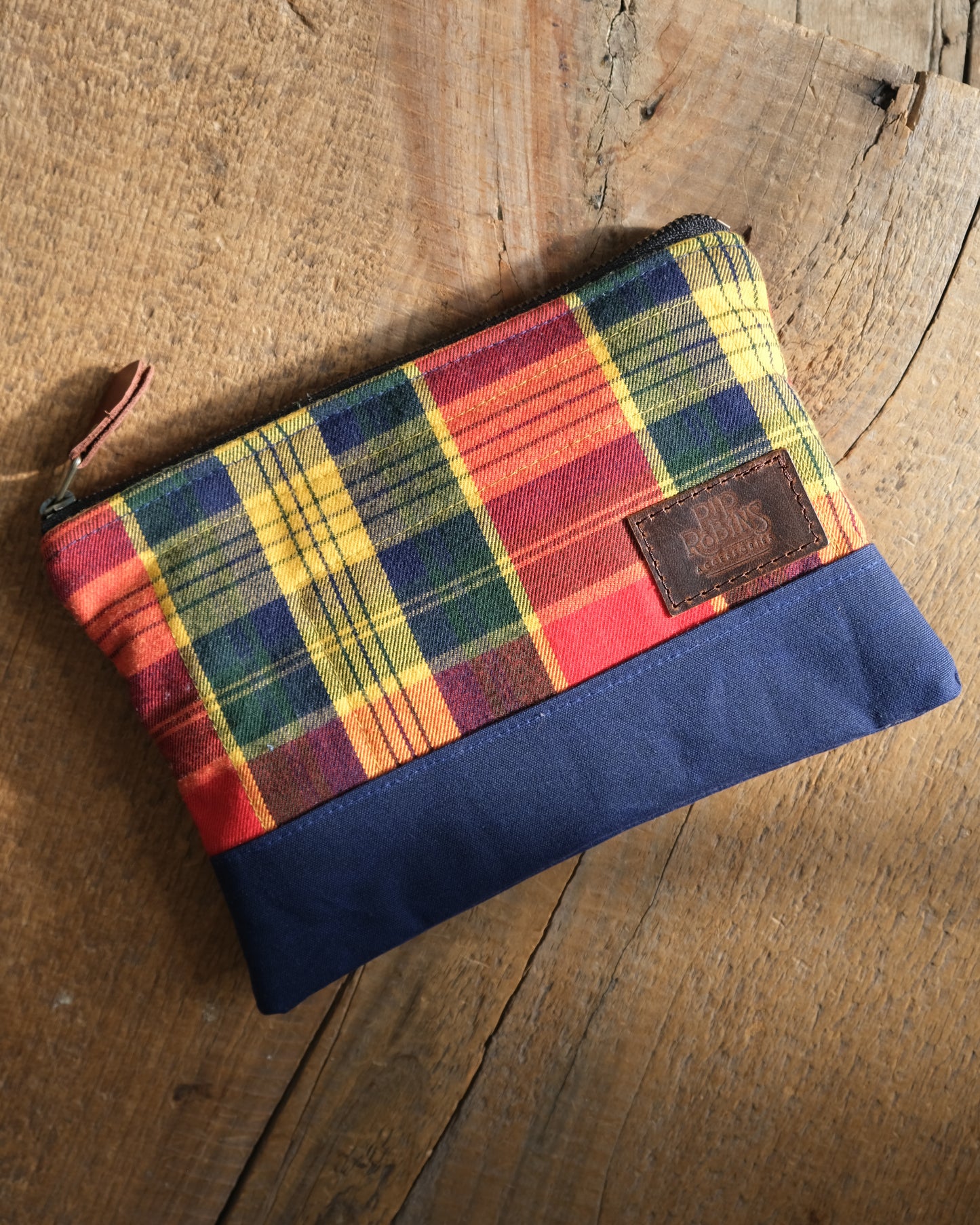 Quilted Tartan Clutch