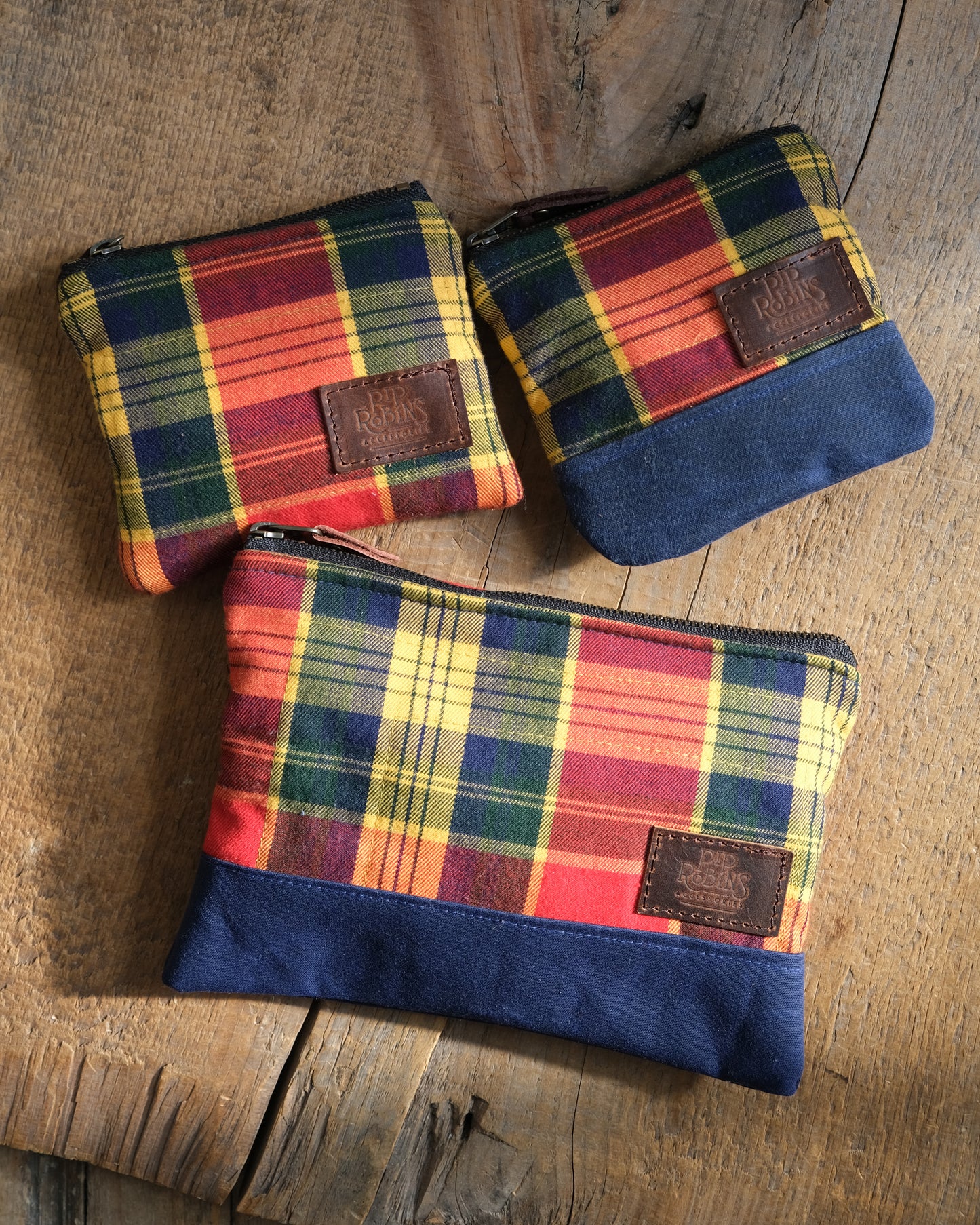Quilted Tartan Pouch