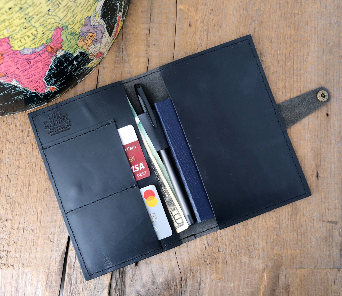 Passport Wallet: Black