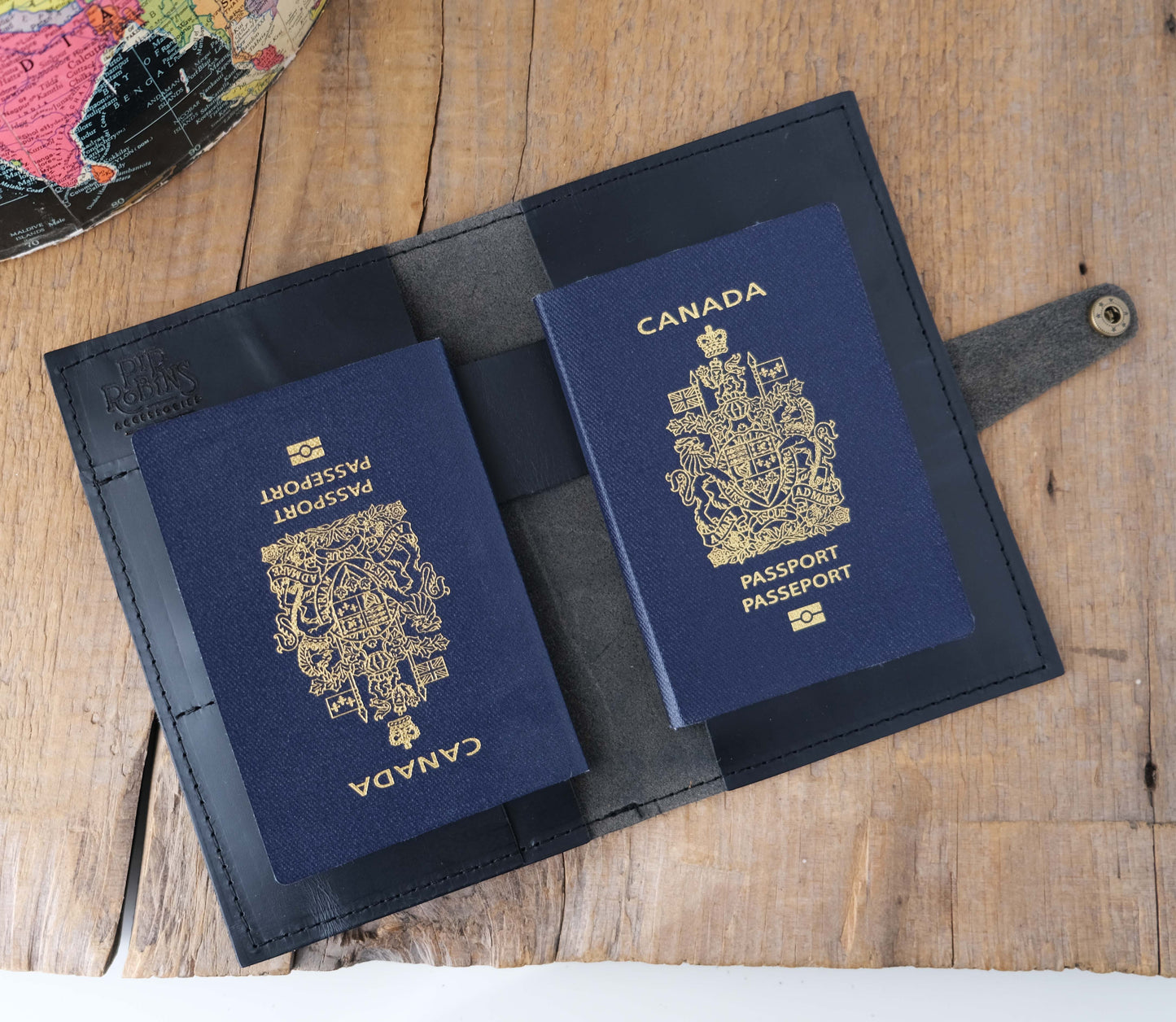 Passport Wallet: Black