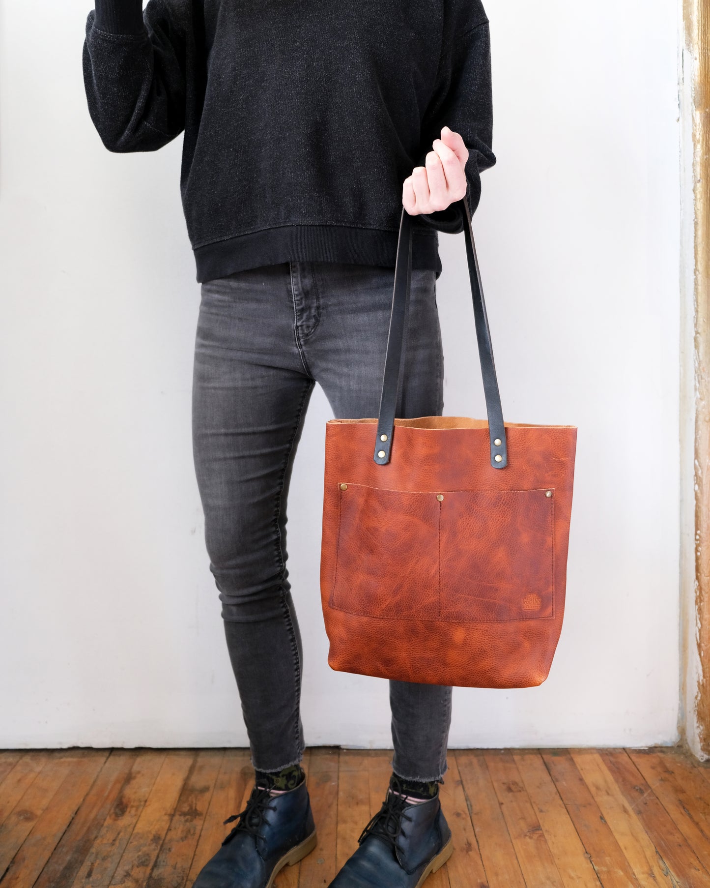Hot Pepper Leather Everyday Tote No. 10