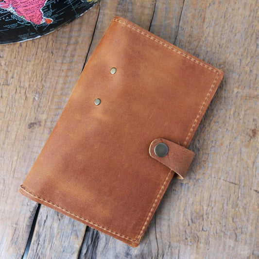 Passport Wallet: Cognac