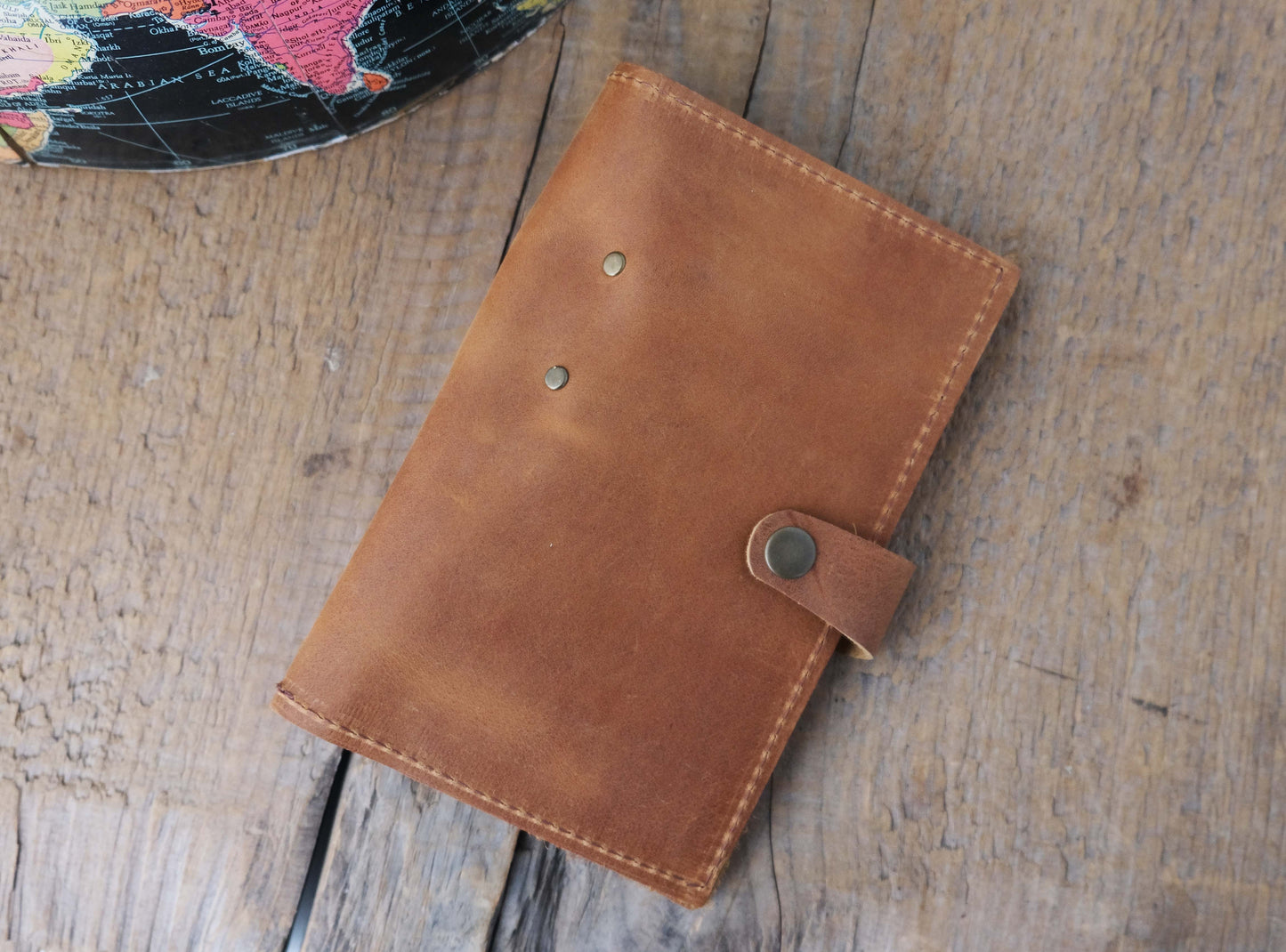 Passport Wallet: Cognac