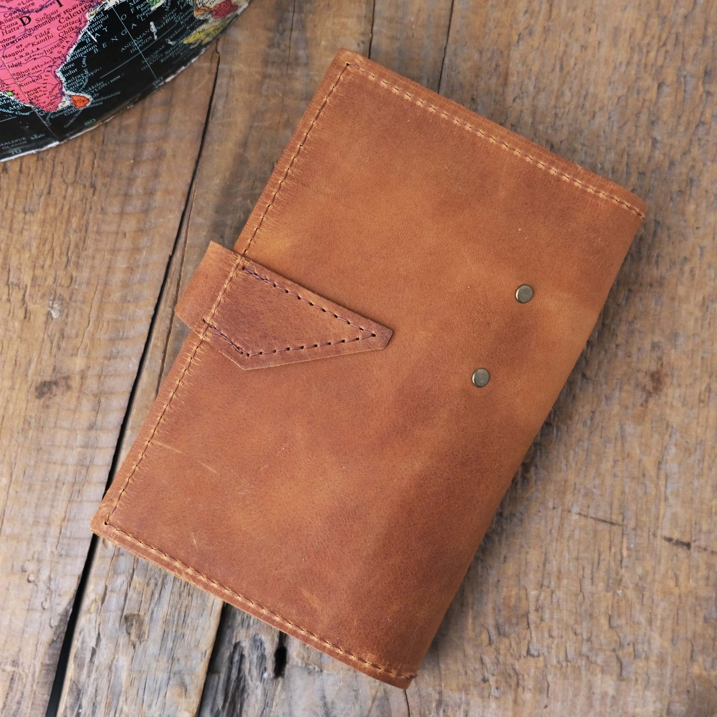 Passport Wallet: Cognac