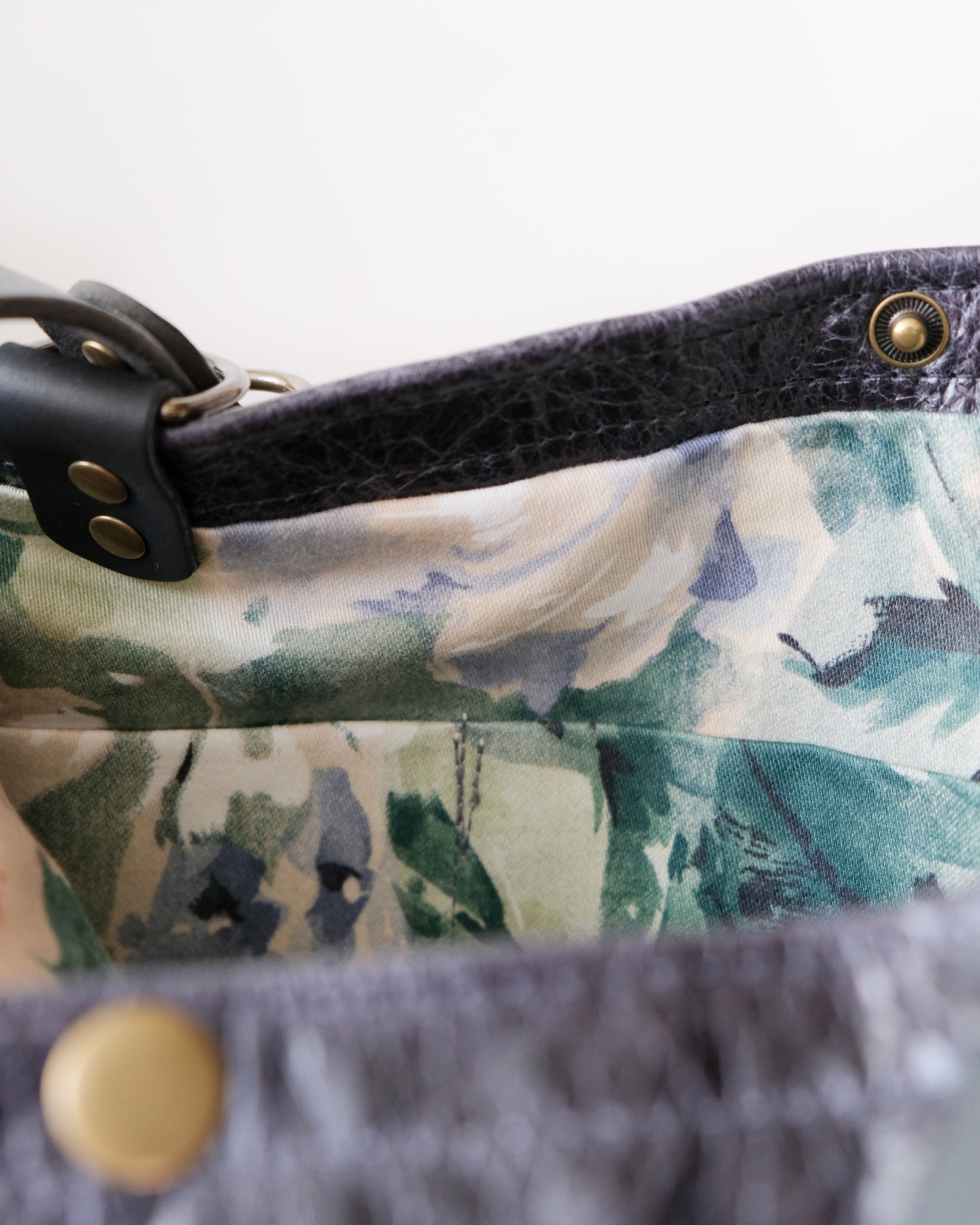 Convertible Backpack: Midnight Leather