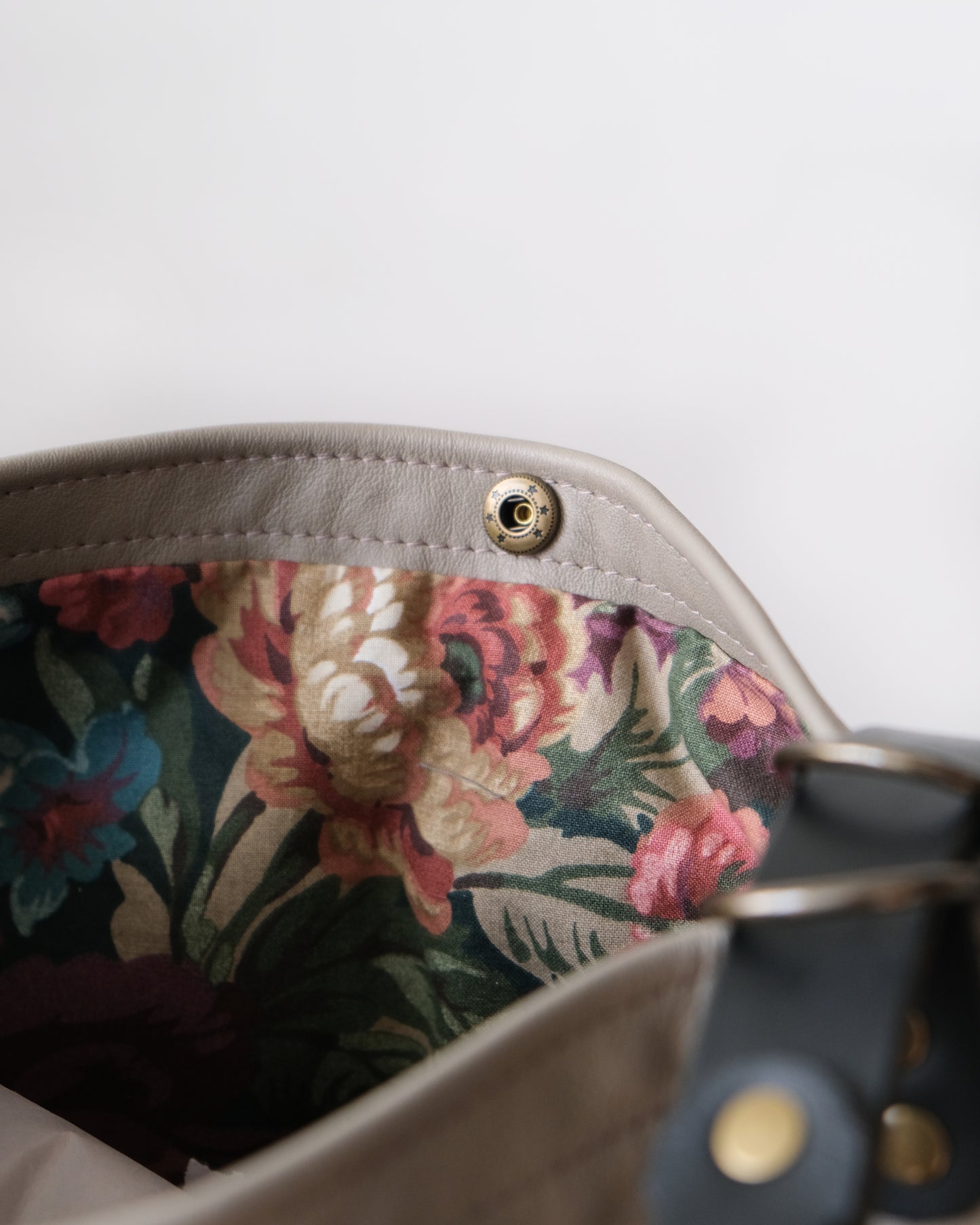 Convertible Backpack: Taupe Leather