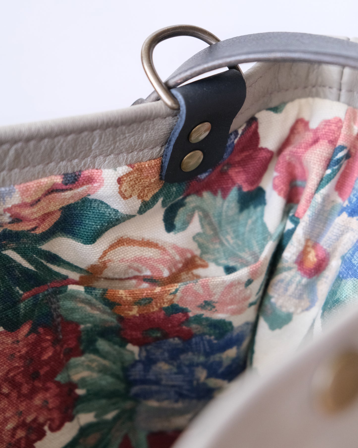 Convertible Backpack: Taupe Leather