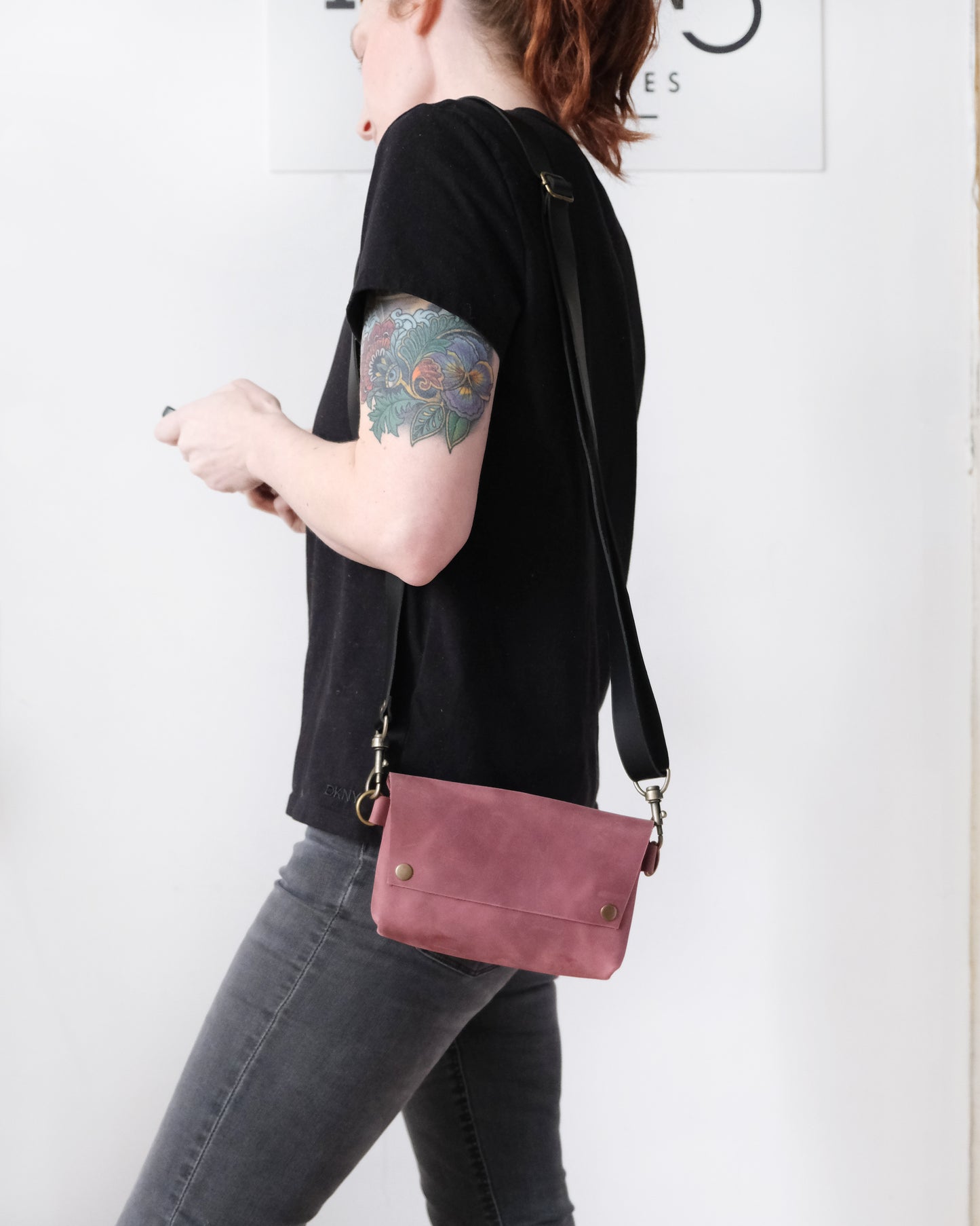 SECONDS: Luna Bag: Lilac Leather