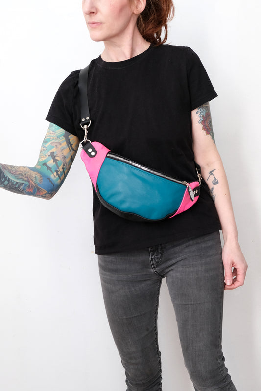 SECONDS: Mini Tabitha: 80s Neon Leather II