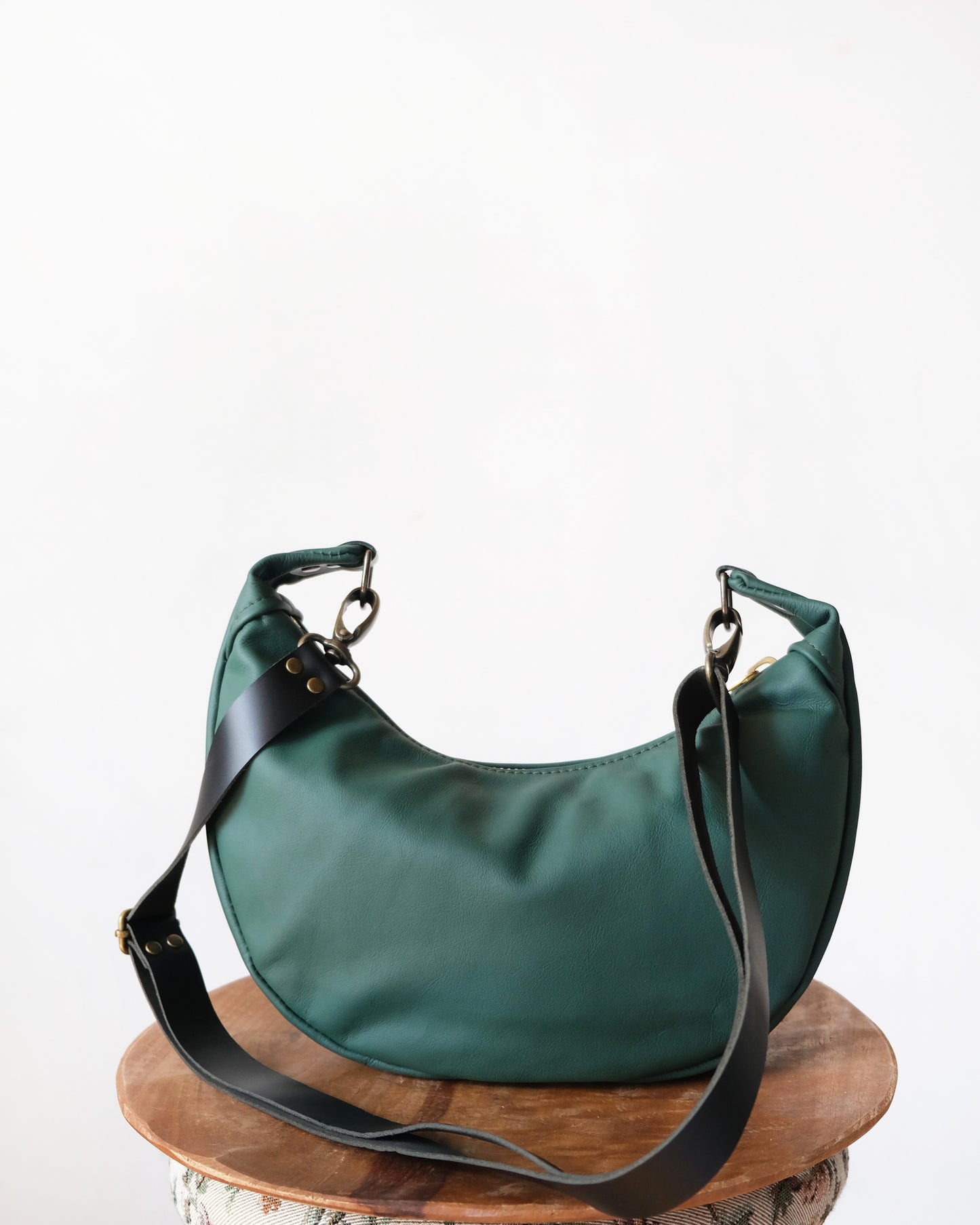 Mini Juno Bag: Emerald Green