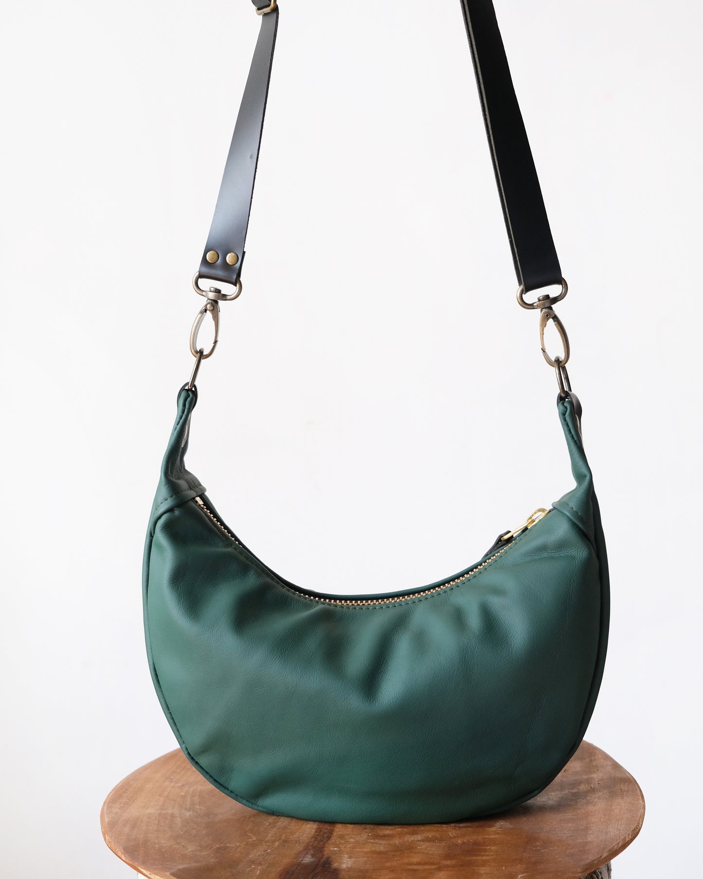 Mini Juno Bag: Emerald Green