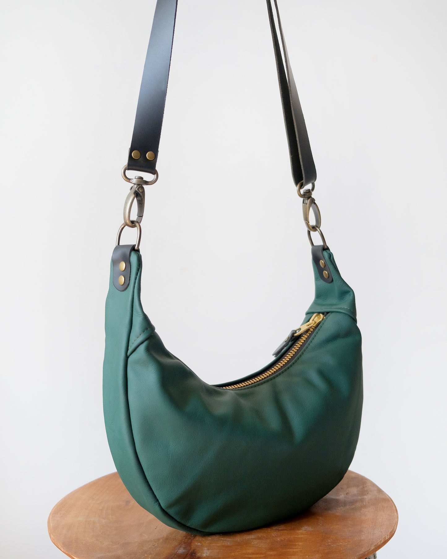 Mini Juno Bag: Emerald Green