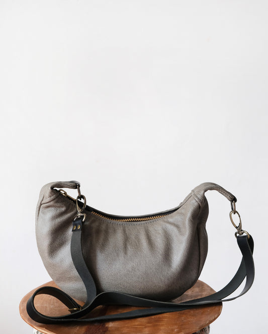 Mini Juno Bag: Medium Grey