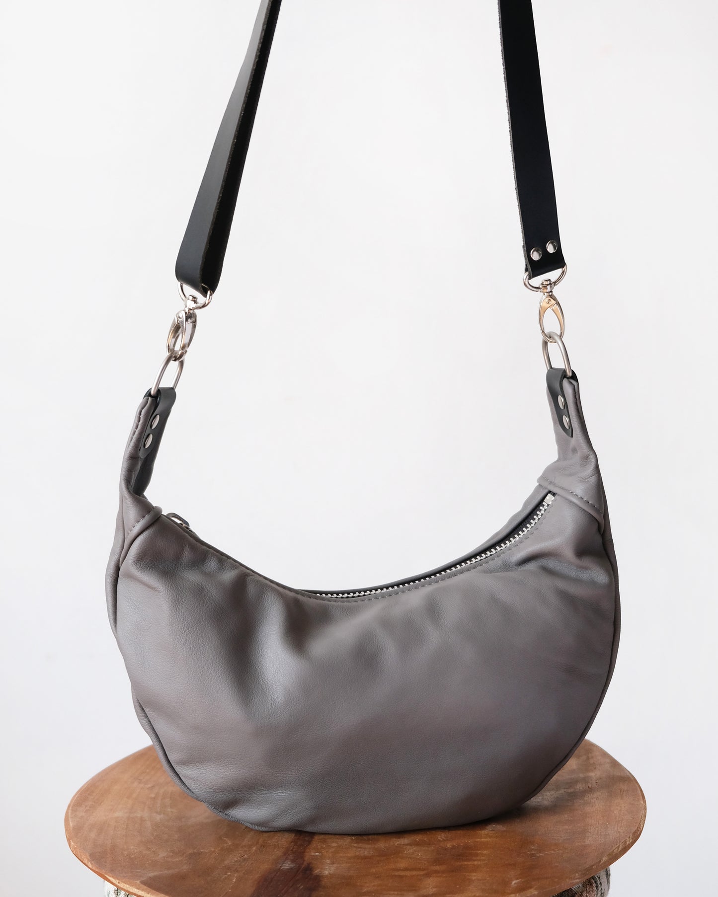 Mini Juno Bag: Light Grey