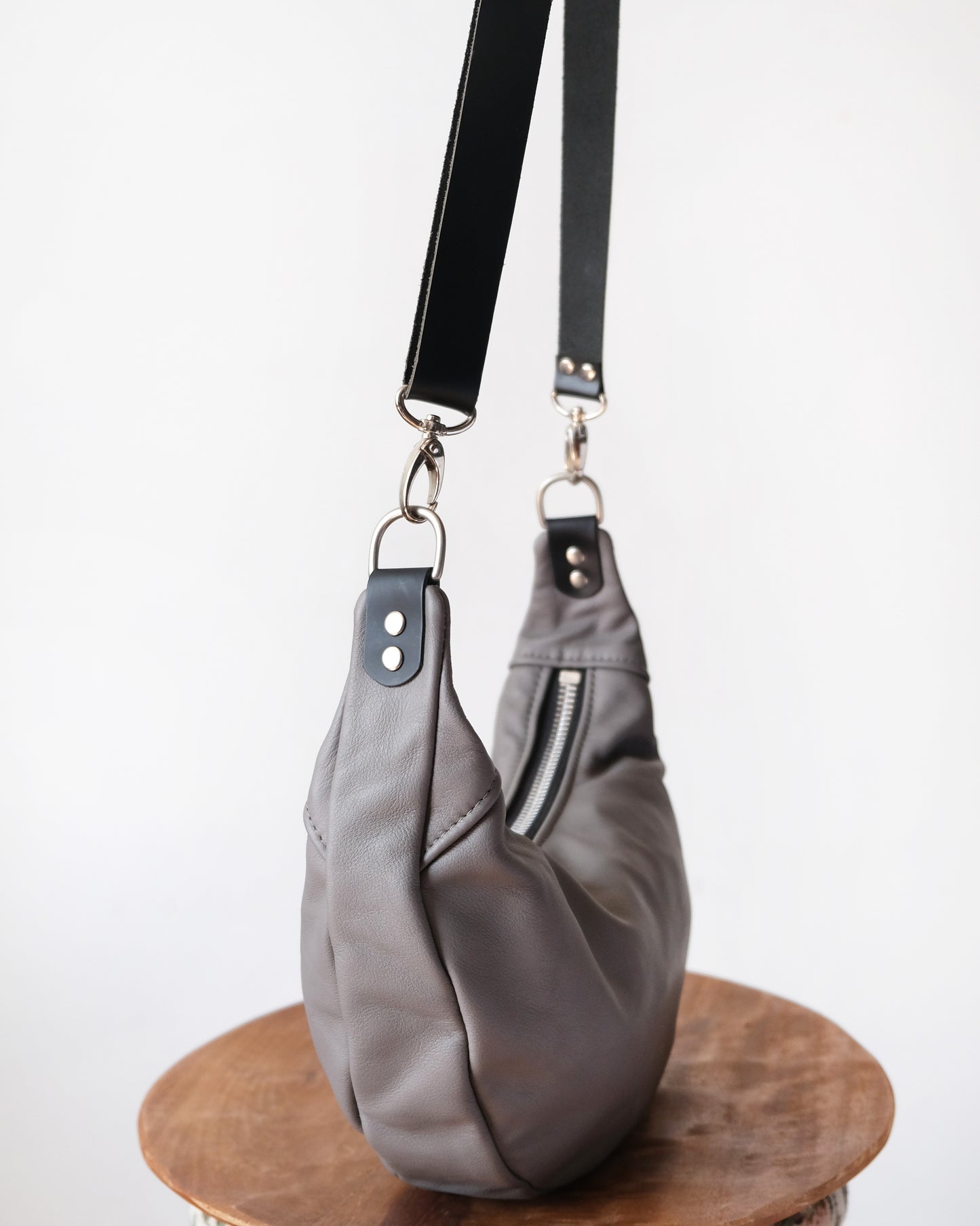 Mini Juno Bag: Light Grey